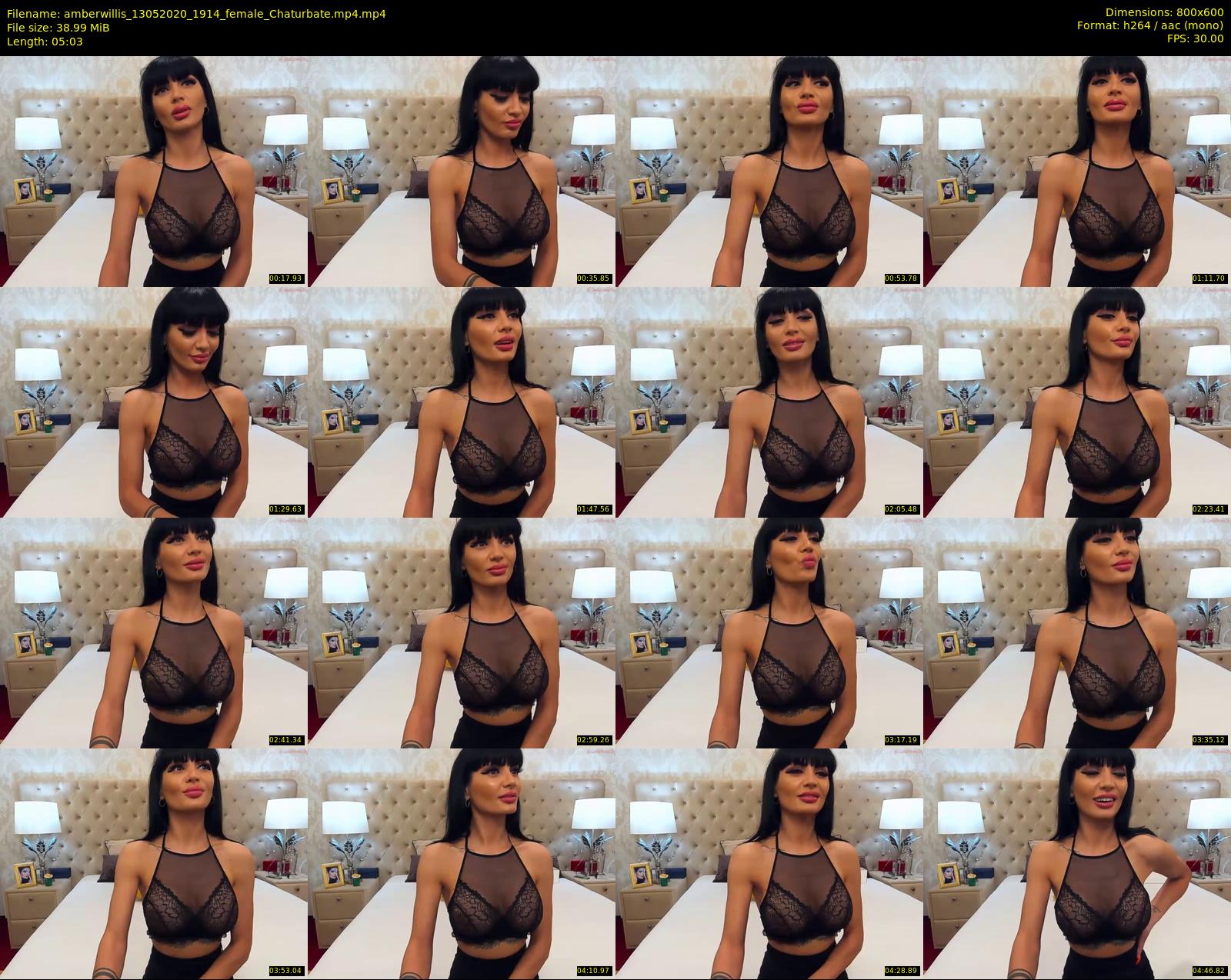 amberwillis — 6 minute Chaturbate female cam show recording, 480p, May 13, 2020