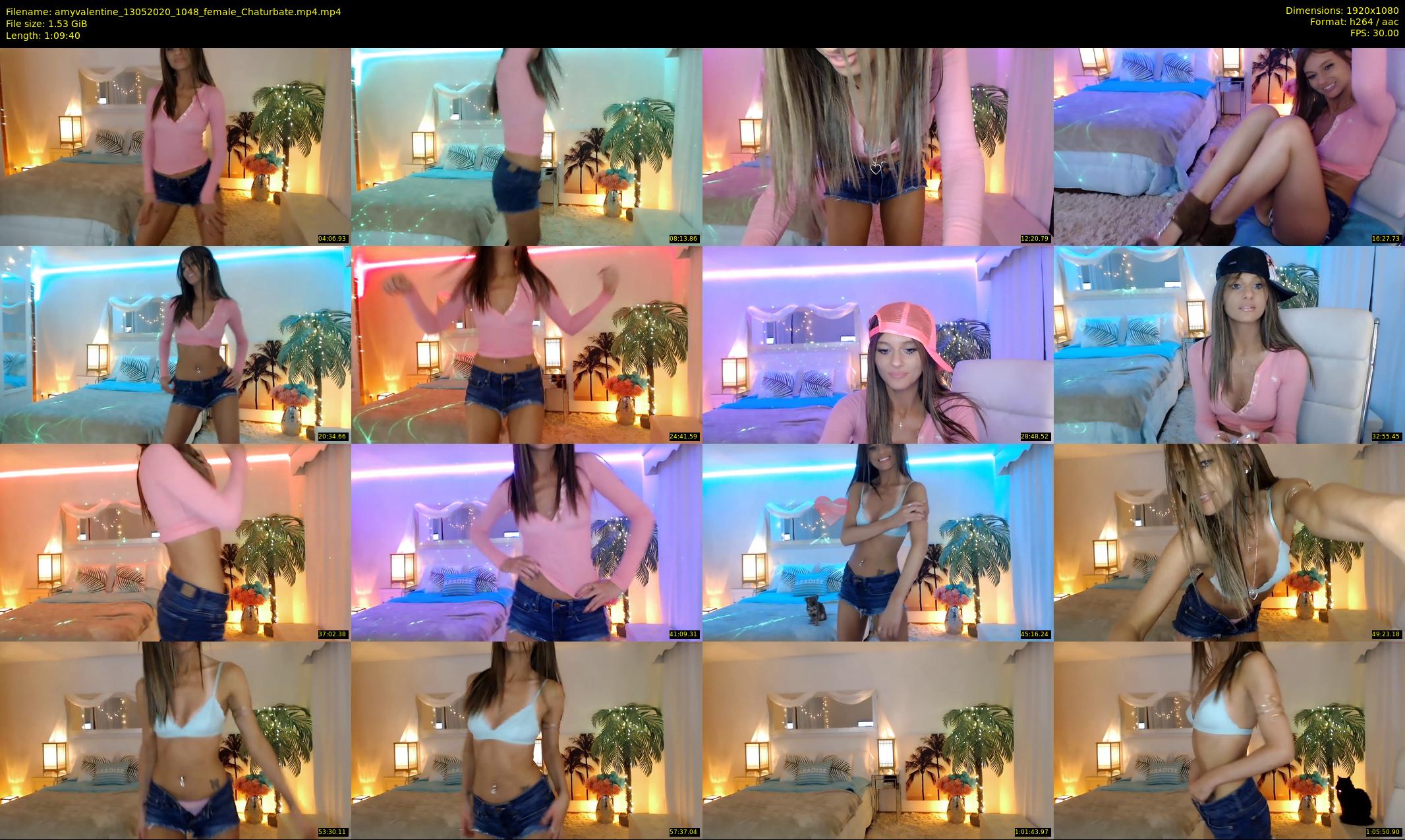 amyvalentine — 70 minute Chaturbate female cam show recording, 1080p, May 13, 2020