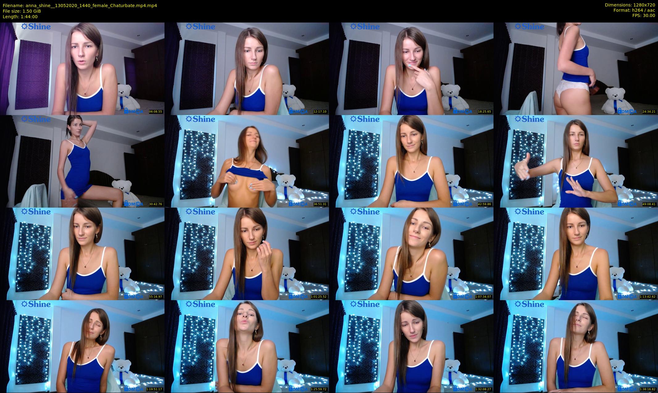 anna_shine_ — 104 minute Chaturbate female cam show recording, 720p, May 13, 2020