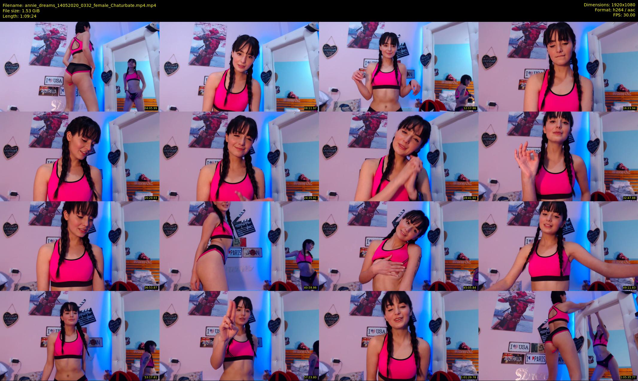 annie_dreams — 70 minute Chaturbate female cam show recording, 1080p, May 14, 2020