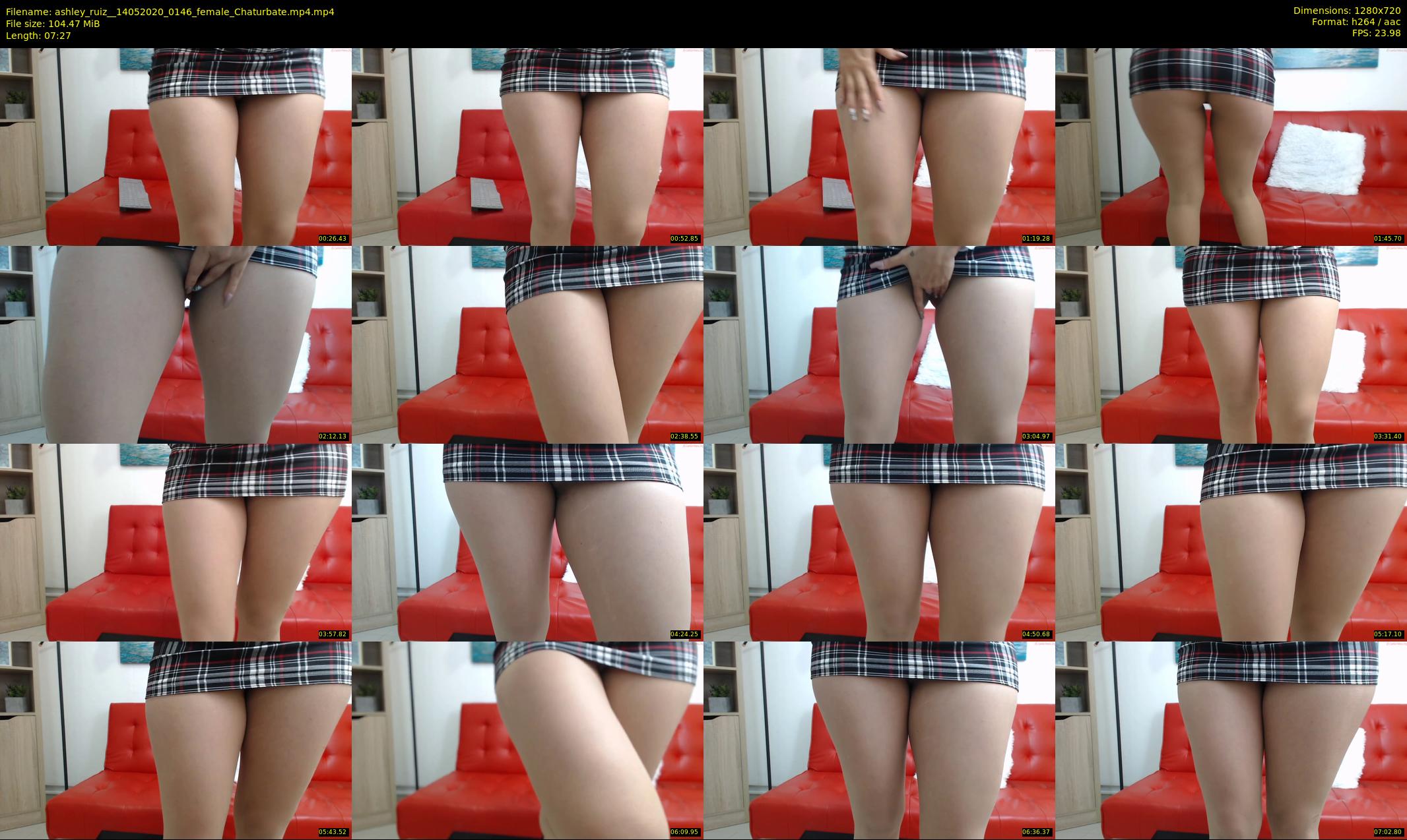 ashley_ruiz_ — 8 minute Chaturbate female cam show recording, 720p, May 14, 2020