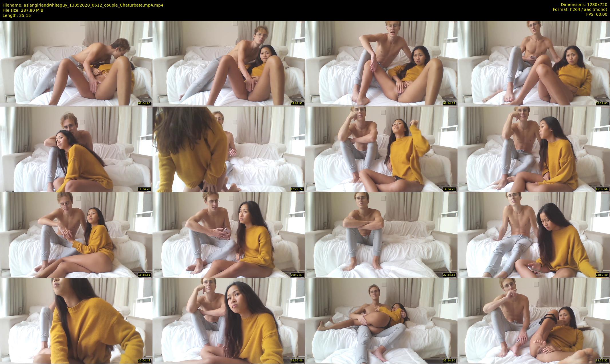 asiangirlandwhiteguy — 36 minute Chaturbate couple cam show recording, 720p, May 13, 2020