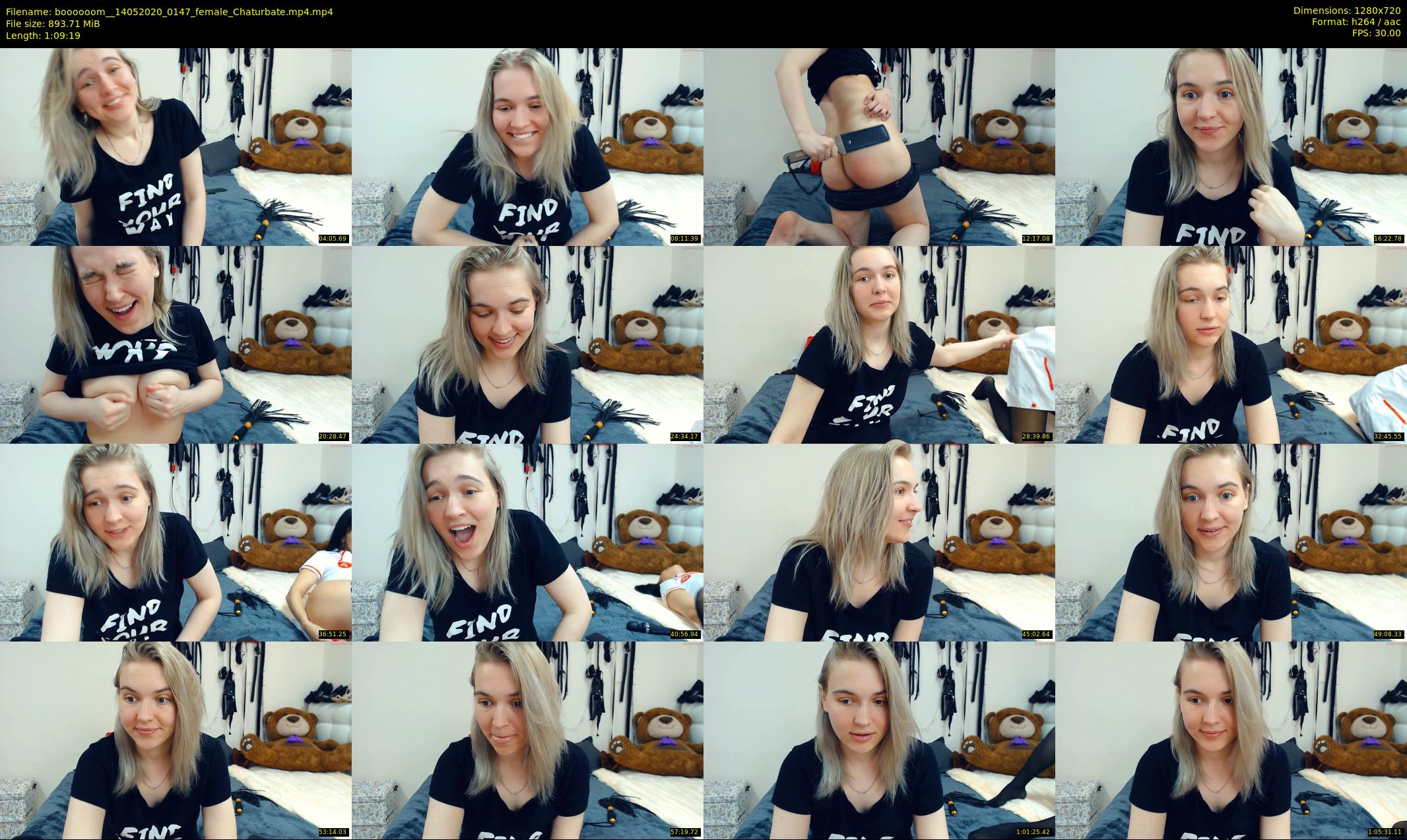 boooooom_ — 70 minute Chaturbate female cam show recording, 720p, May 14, 2020