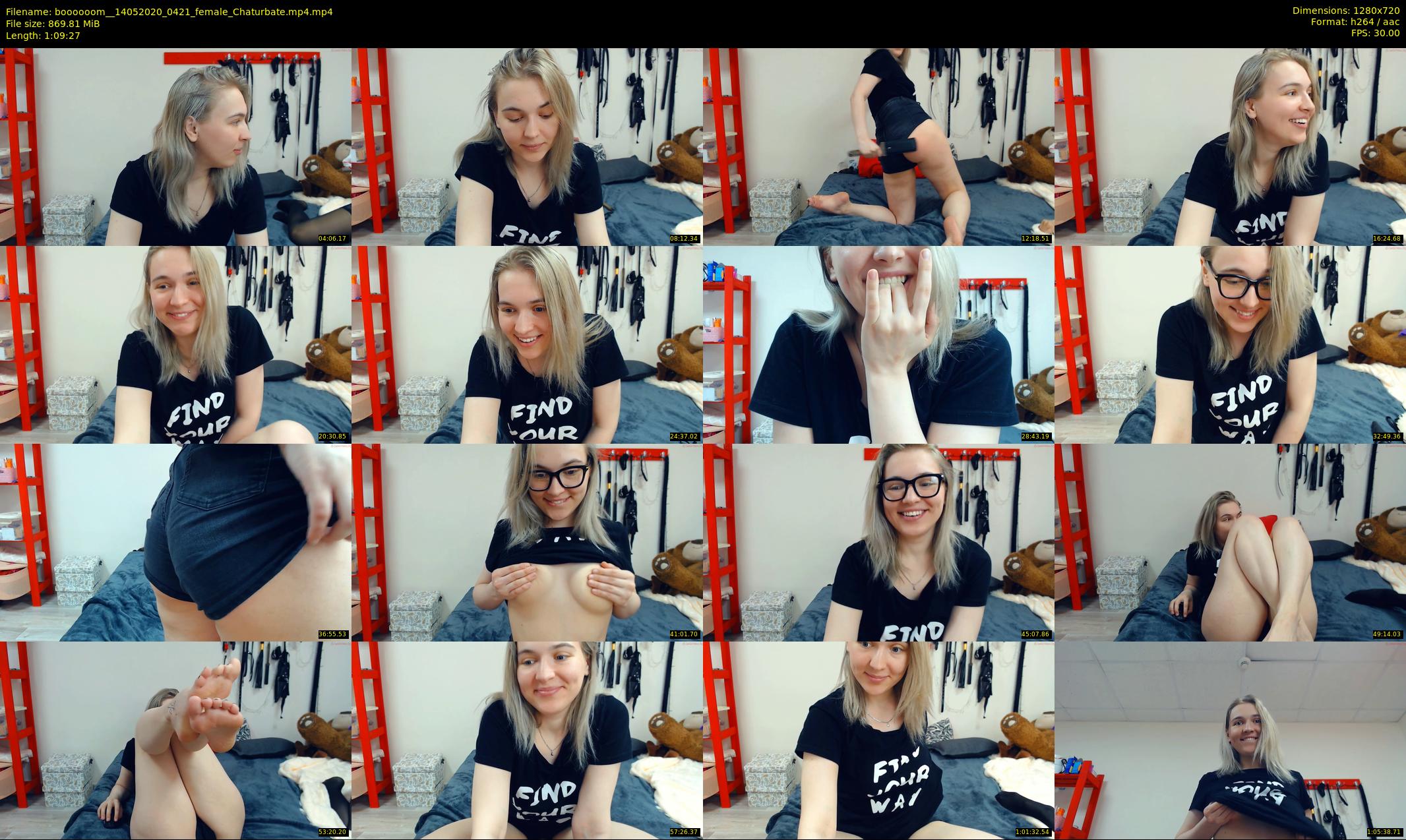 boooooom_ — 70 minute Chaturbate female cam show recording, 720p, May 14, 2020