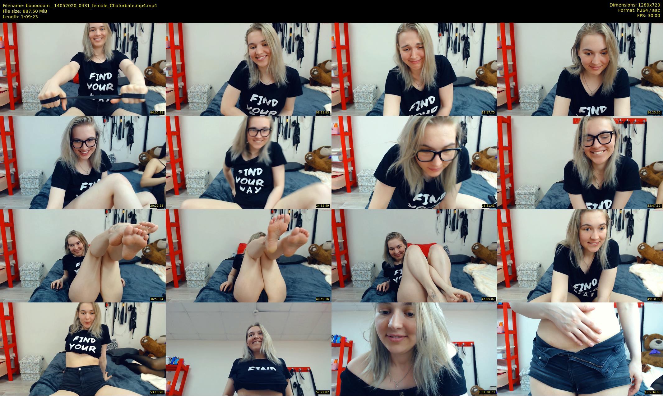 boooooom_ — 70 minute Chaturbate female cam show recording, 720p, May 14, 2020