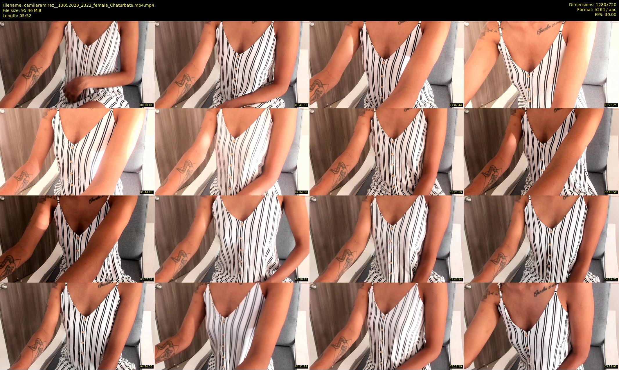 camilaramirez_ — 6 minute Chaturbate female cam show recording, 720p, May 13, 2020