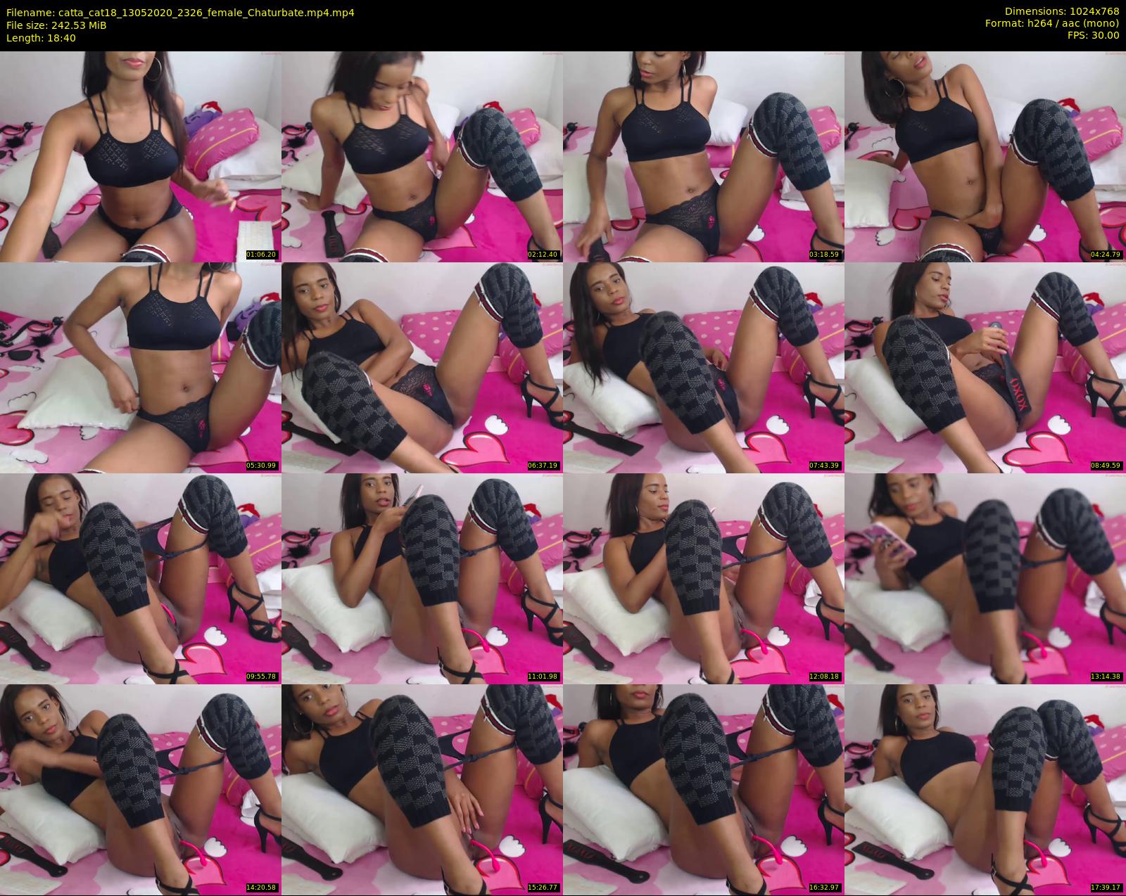 catta_cat18 — 19 minute Chaturbate female cam show recording, 720p, May 13, 2020