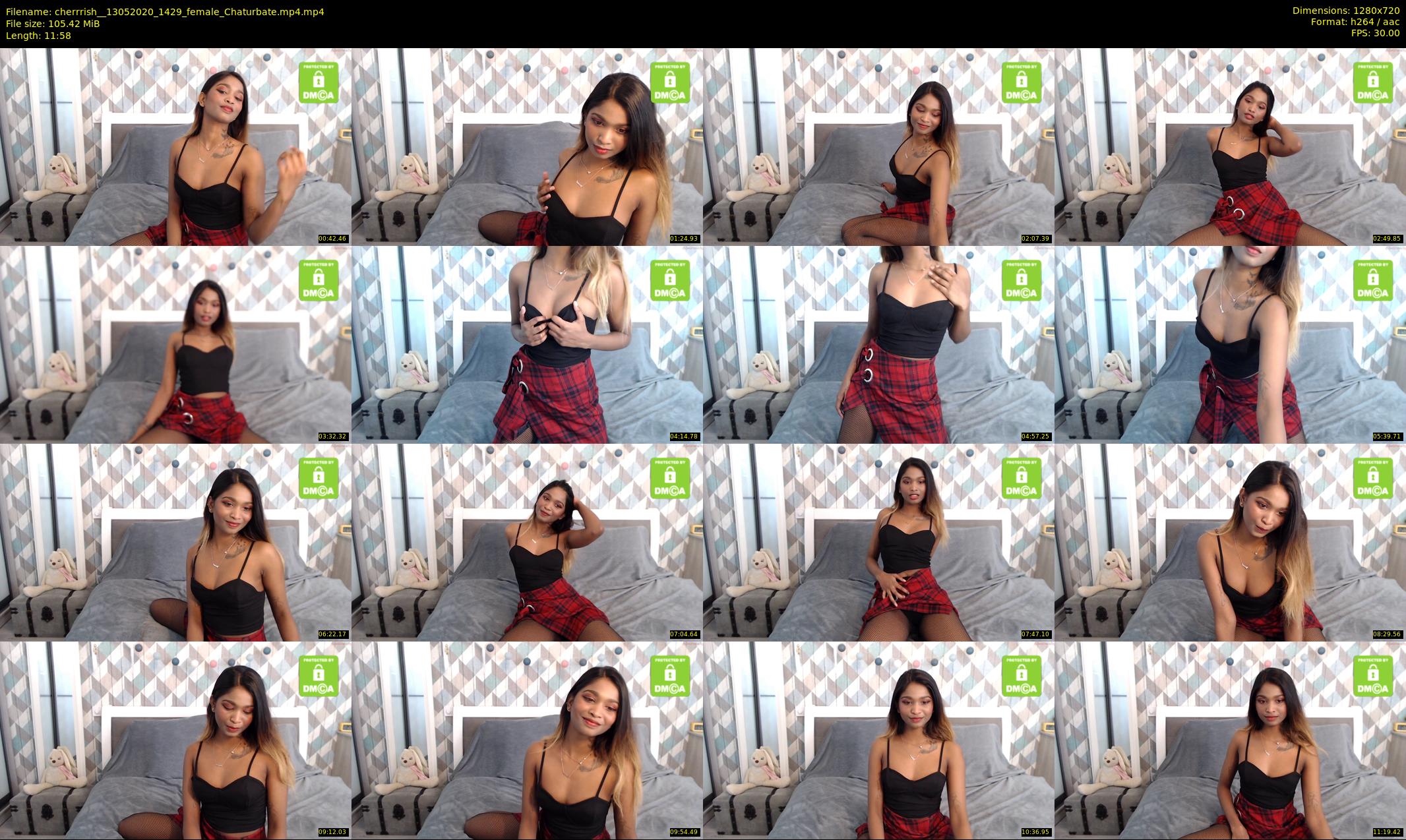 cherrrish_ — 12 minute Chaturbate female cam show recording, 720p, May 13, 2020