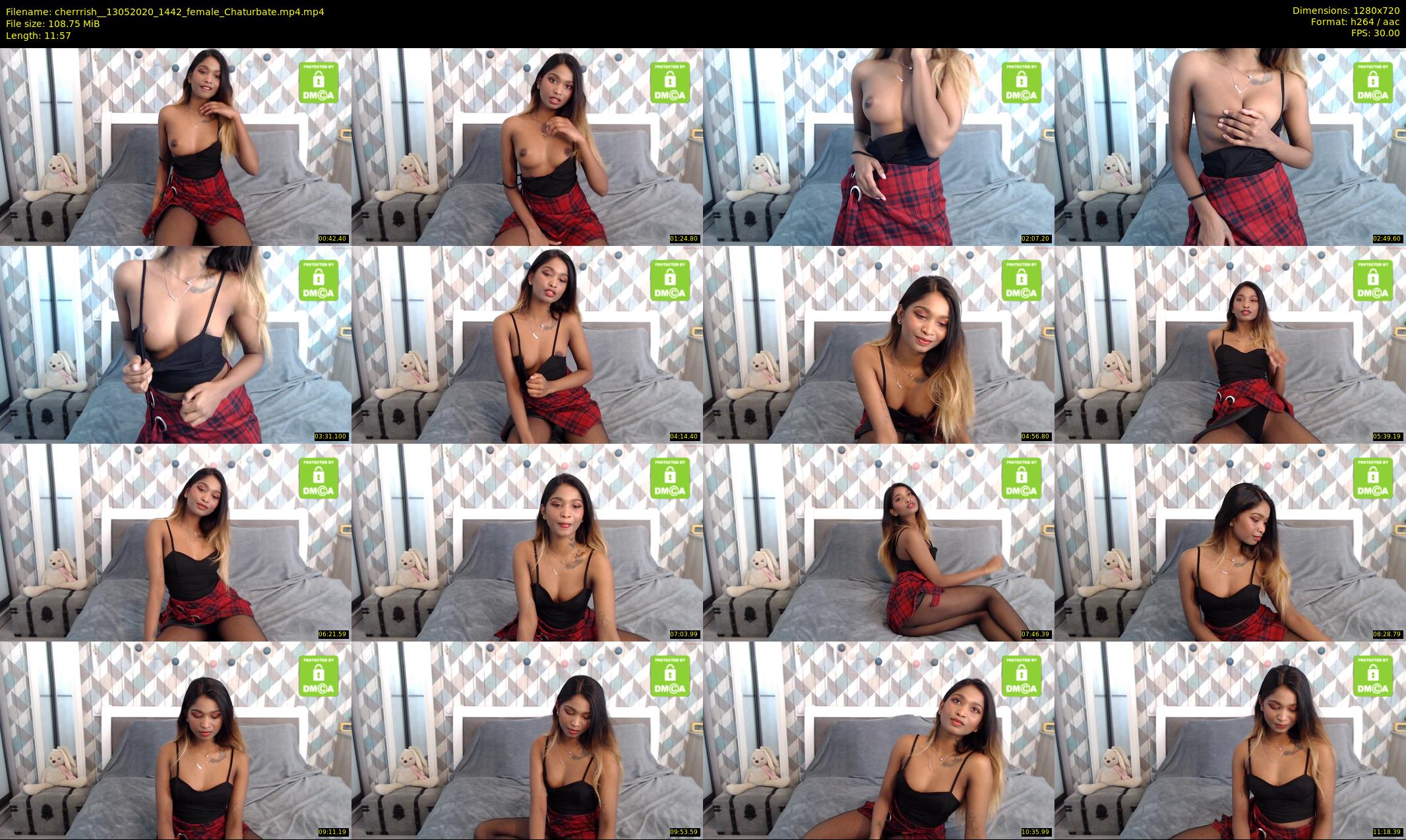 cherrrish_ — 12 minute Chaturbate female cam show recording, 720p, May 13, 2020