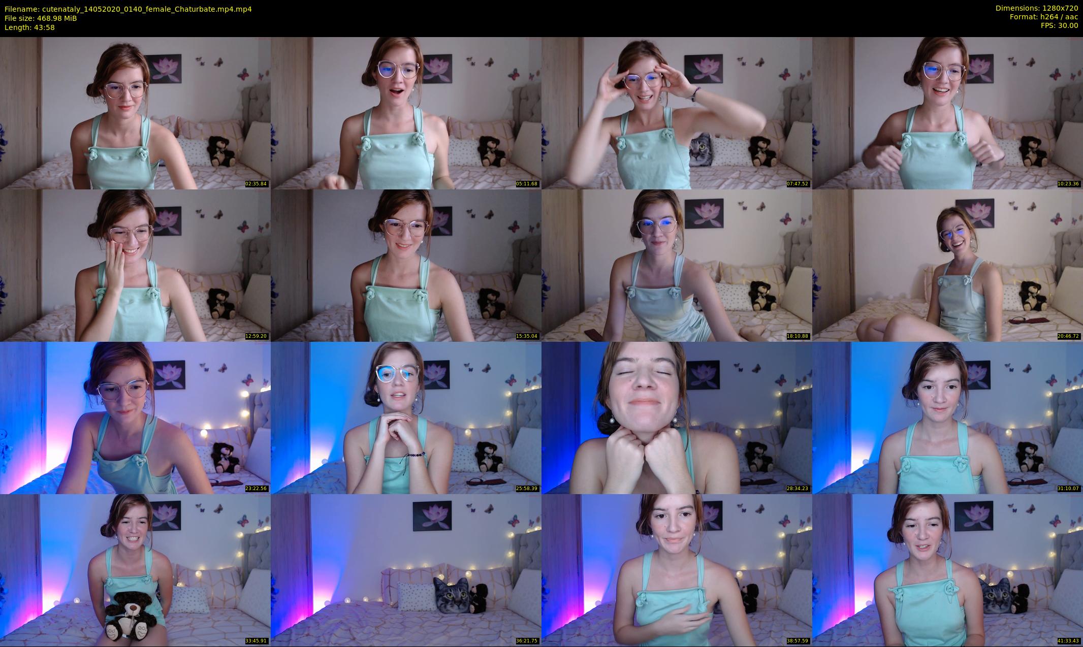 cutenataly — 44 minute Chaturbate female cam show recording, 720p, May 14, 2020