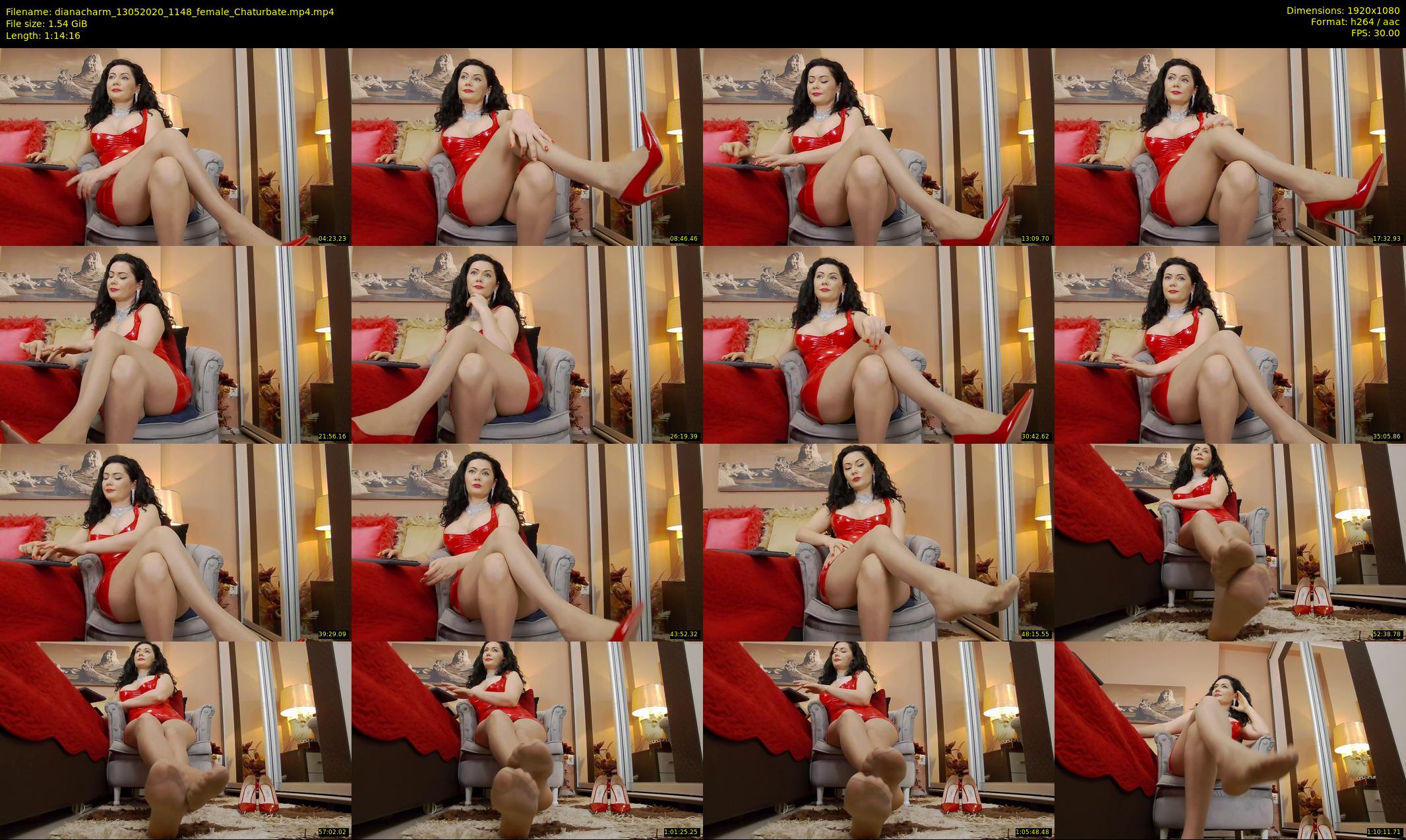 dianacharm — 75 minute Chaturbate female cam show recording, 1080p, May 13, 2020