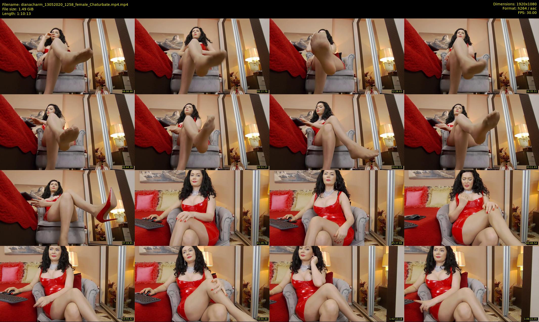 dianacharm — 71 minute Chaturbate female cam show recording, 1080p, May 13, 2020