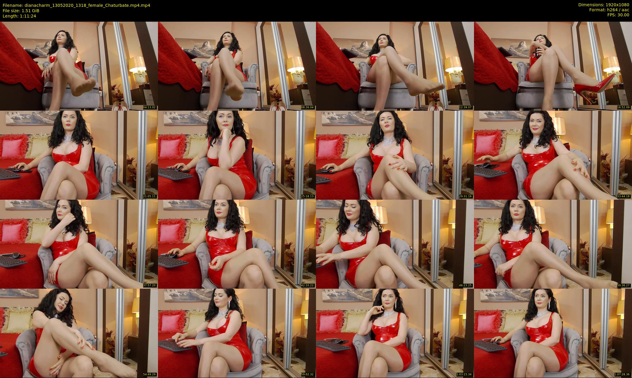 dianacharm — 72 minute Chaturbate female cam show recording, 1080p, May 13, 2020