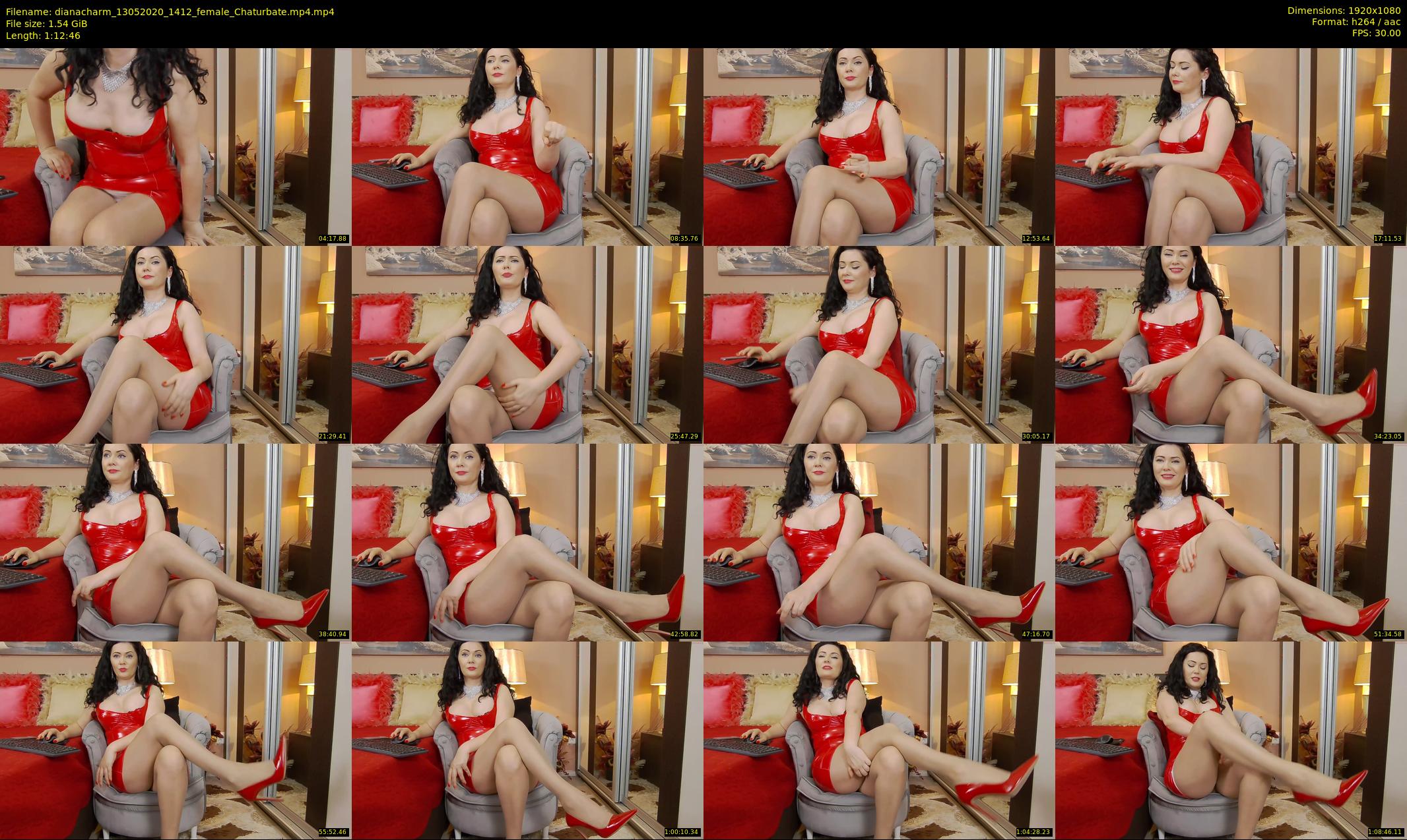 dianacharm — 73 minute Chaturbate female cam show recording, 1080p, May 13, 2020