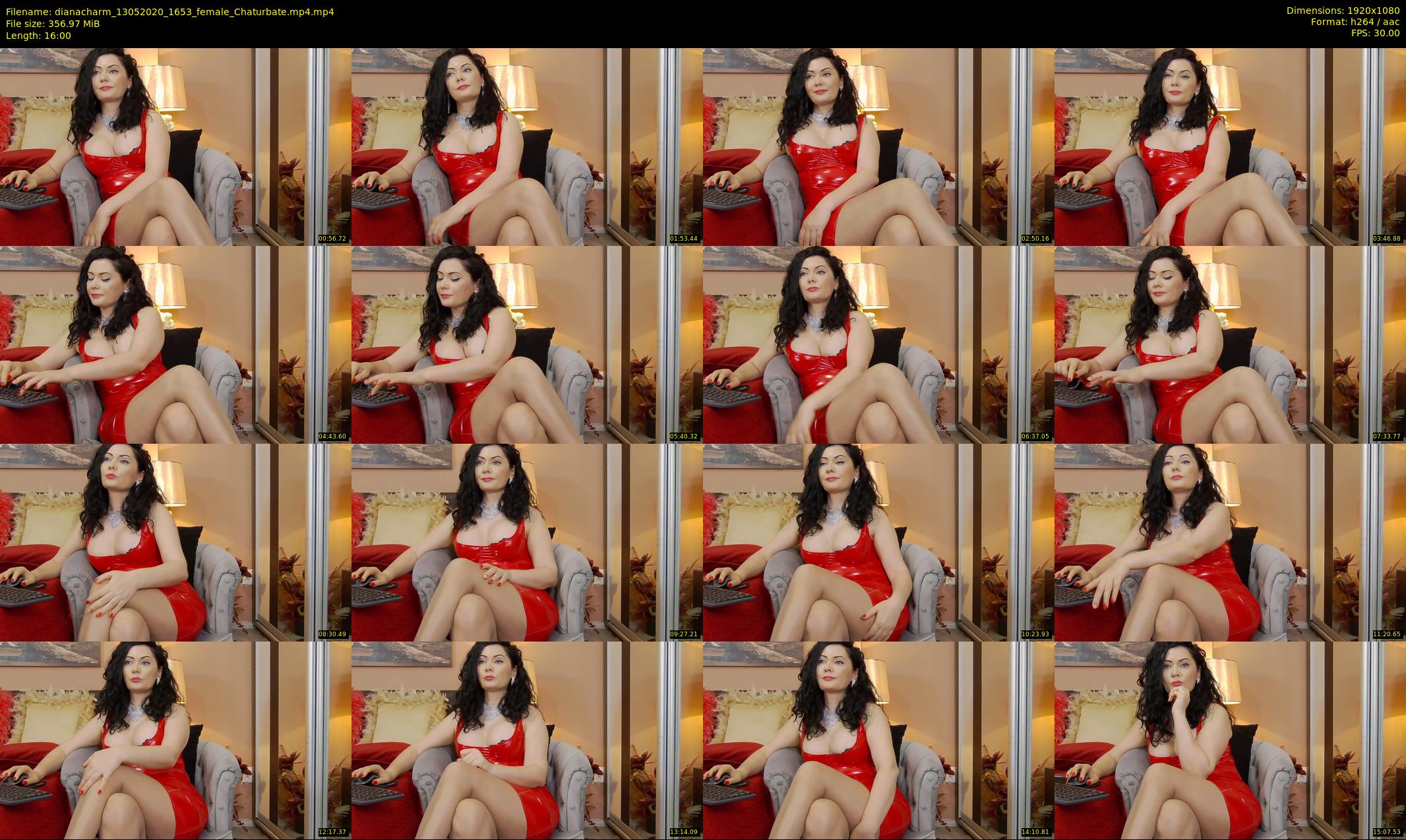 dianacharm — 16 minute Chaturbate female cam show recording, 1080p, May 13, 2020