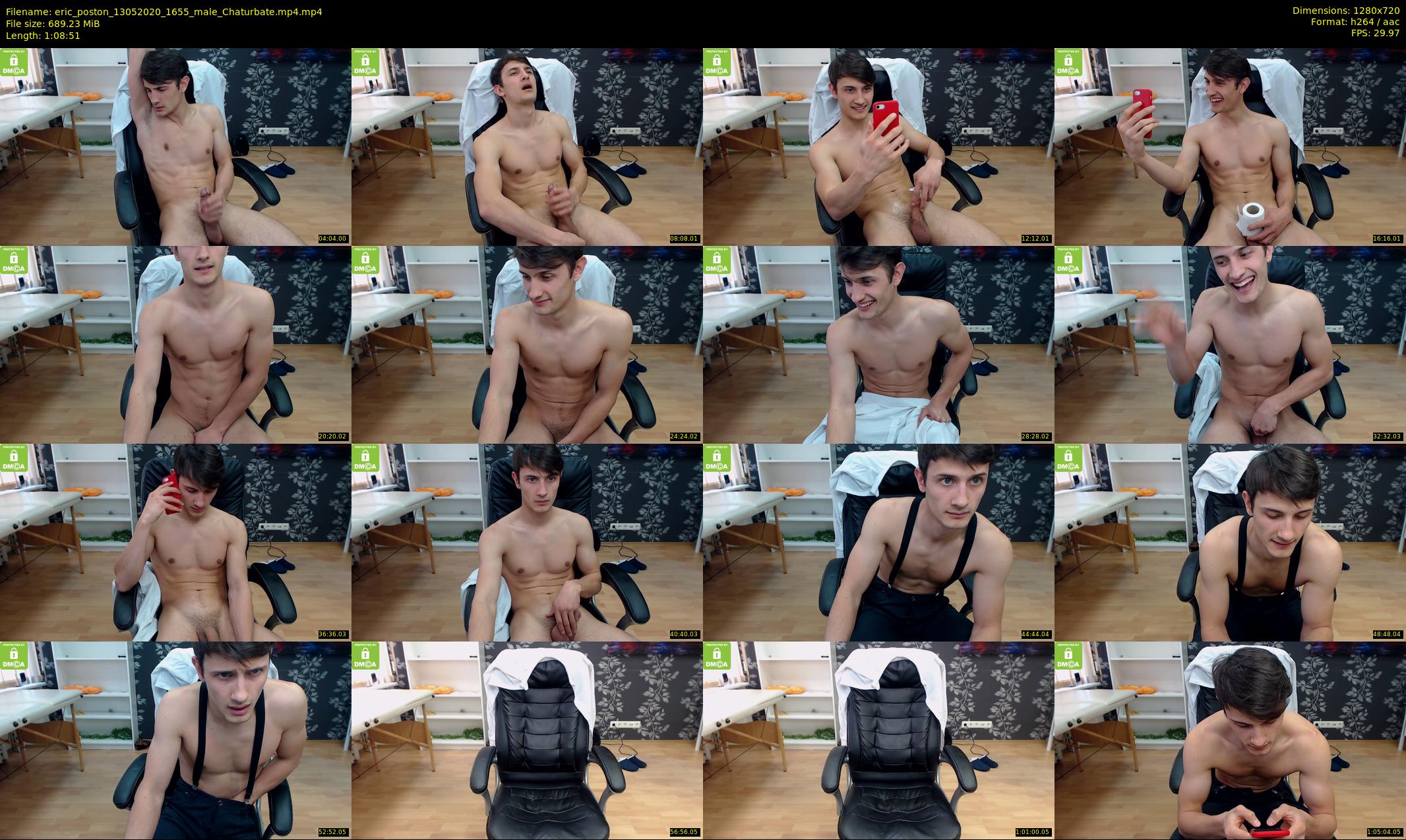 eric_poston — 69 minute Chaturbate male cam show recording, 720p, May 13, 2020