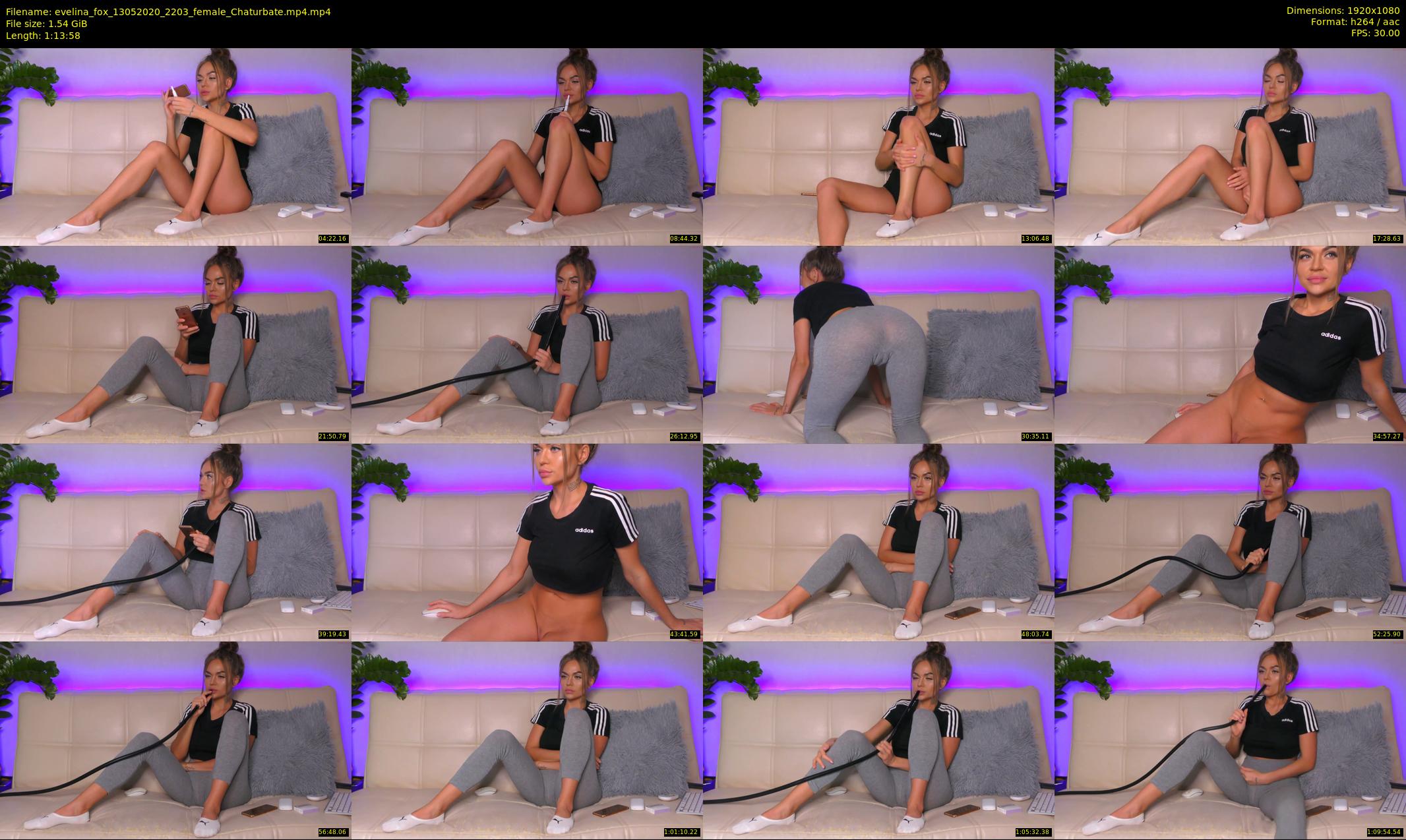 evelina_fox — 74 minute Chaturbate female cam show recording, 1080p, May 13, 2020