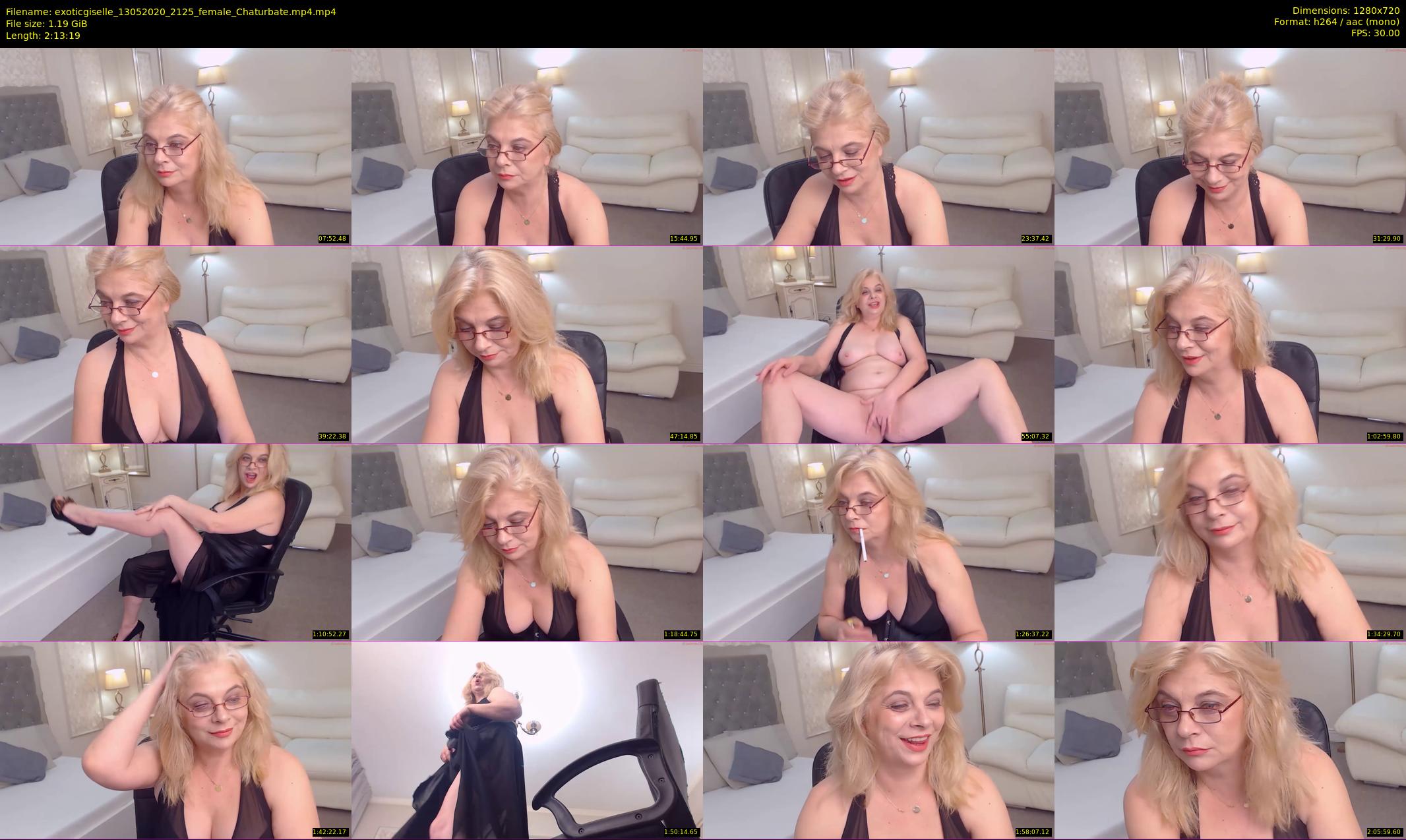 exoticgiselle — 134 minute Chaturbate female cam show recording, 720p, May 13, 2020