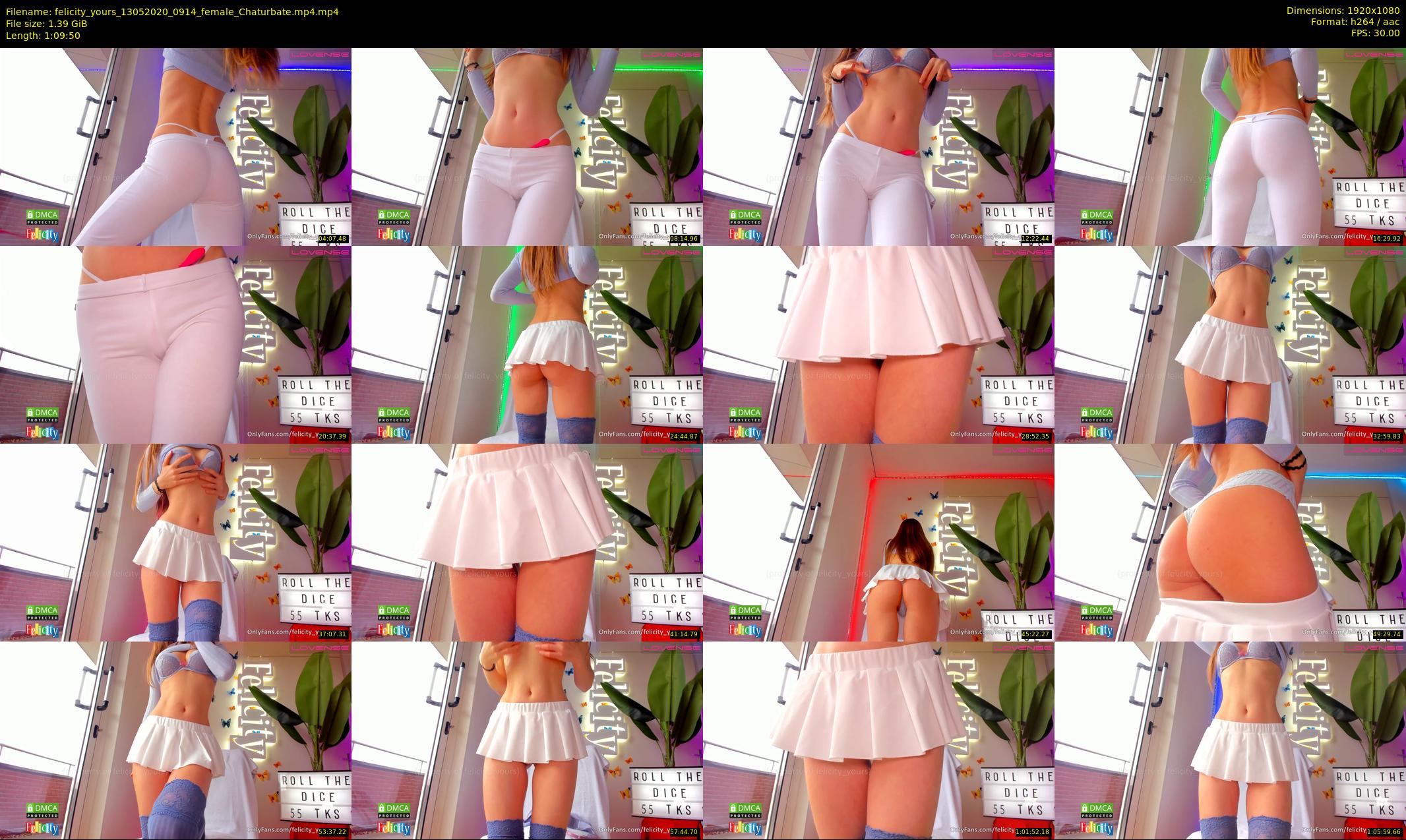 felicity_yours — 70 minute Chaturbate female cam show recording, 1080p, May 13, 2020