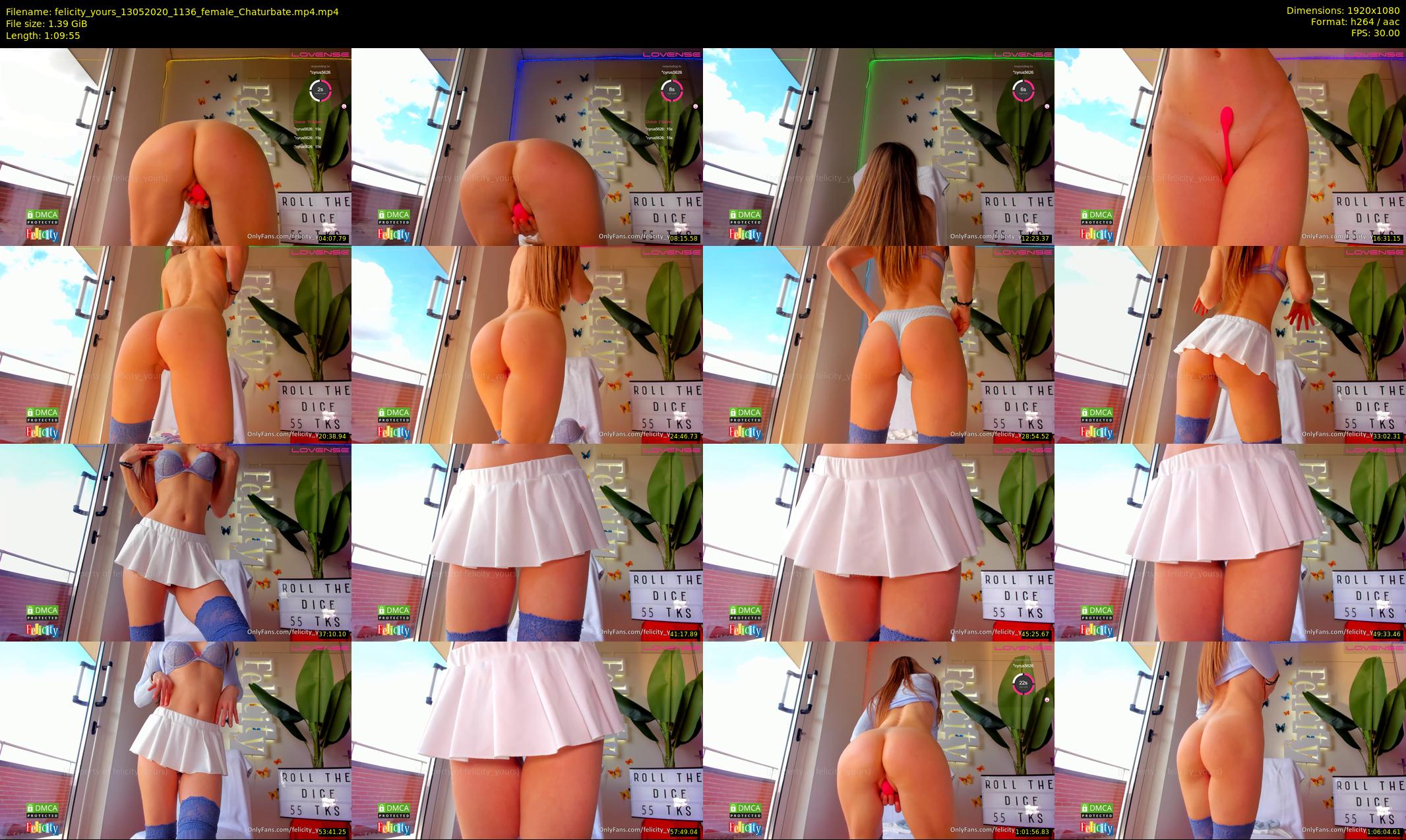 felicity_yours — 70 minute Chaturbate female cam show recording, 1080p, May 13, 2020