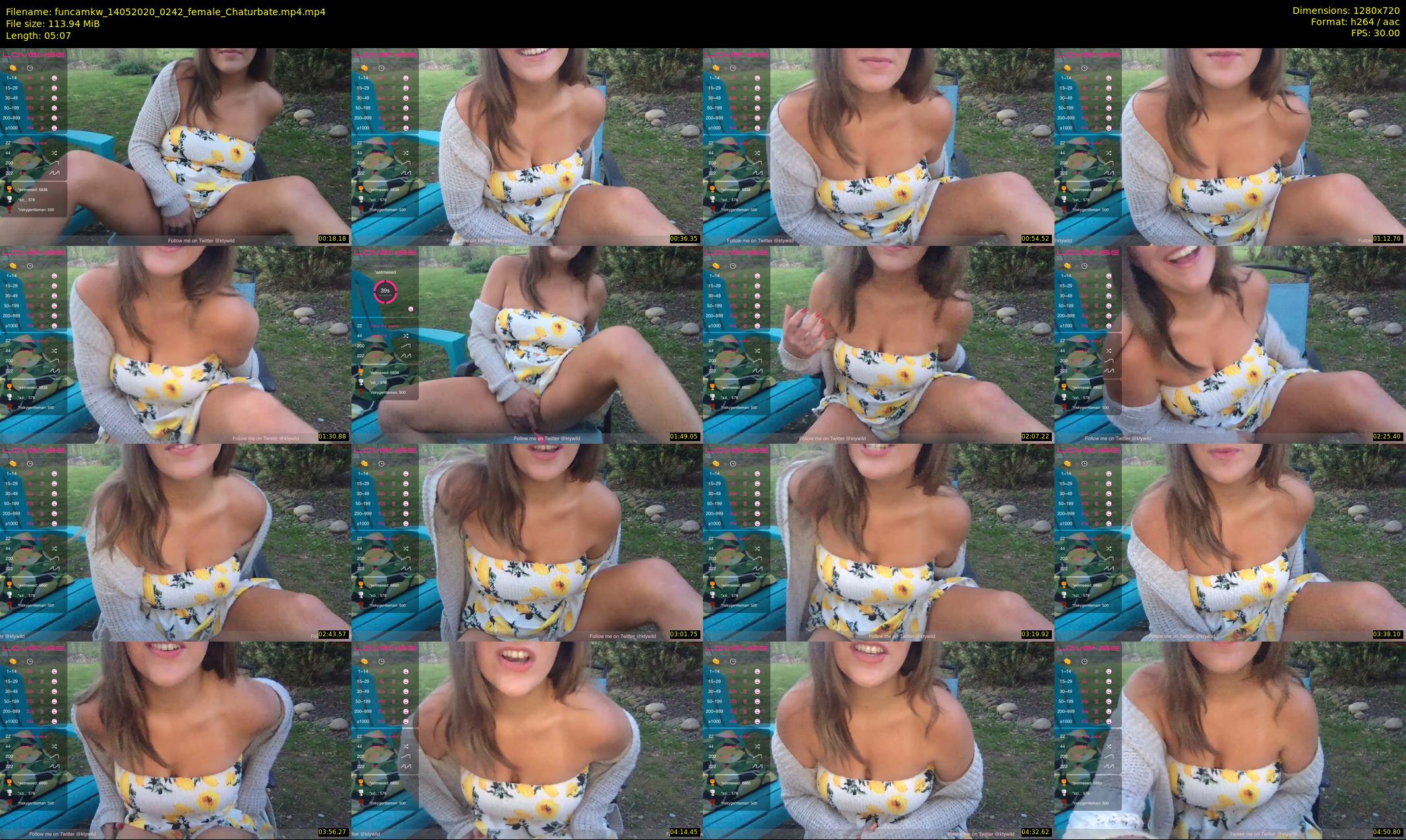 funcamkw — 6 minute Chaturbate female cam show recording, 720p, May 14, 2020