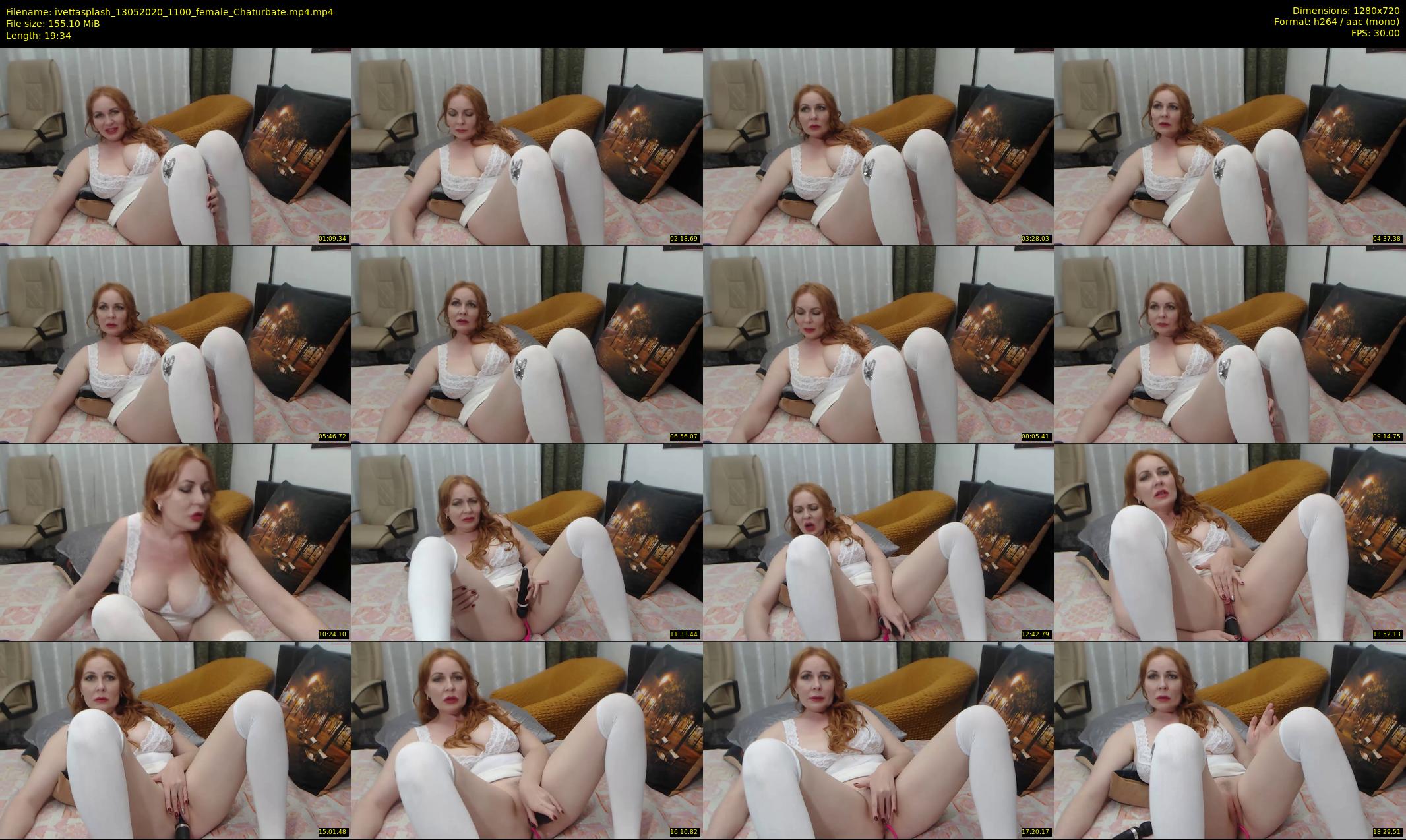 ivettasplash — 20 minute Chaturbate female cam show recording, 720p, May 13, 2020