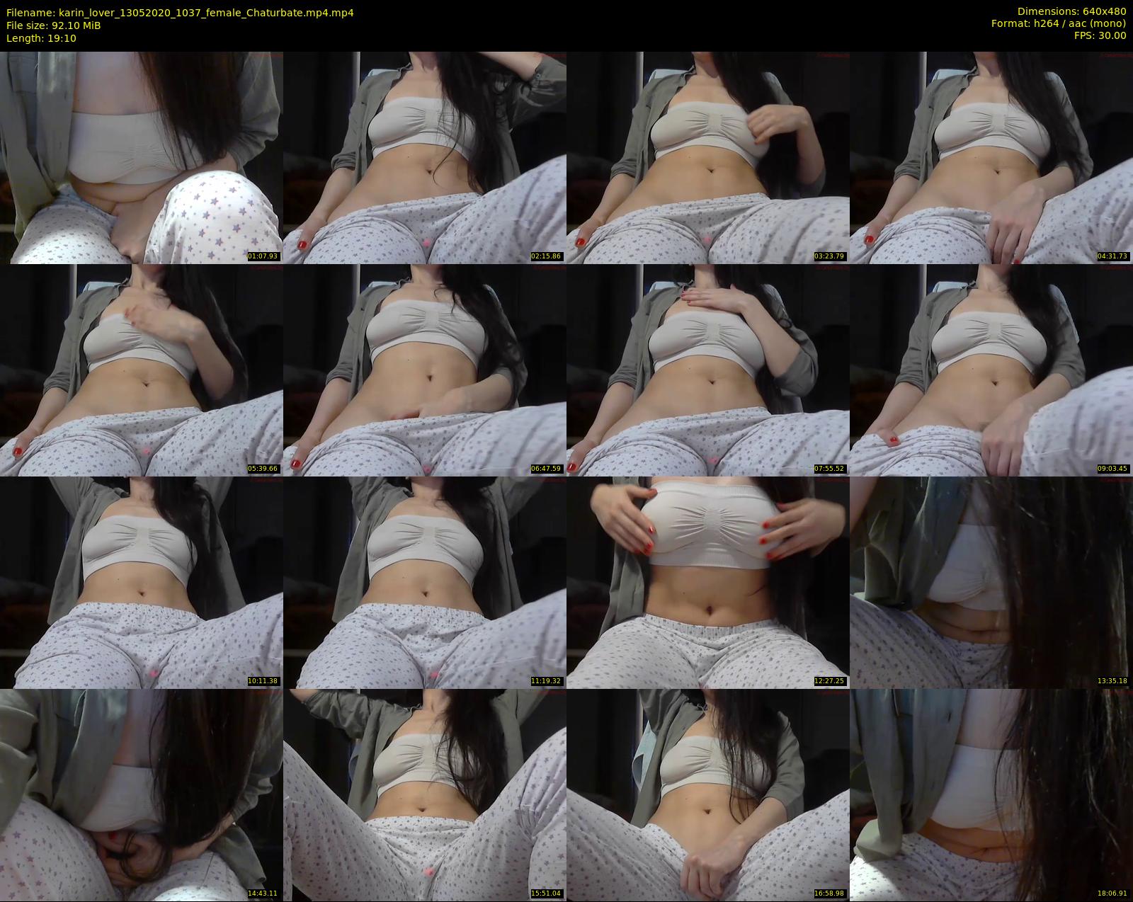 karin_lover — 20 minute Chaturbate female cam show recording, 480p, May 13, 2020