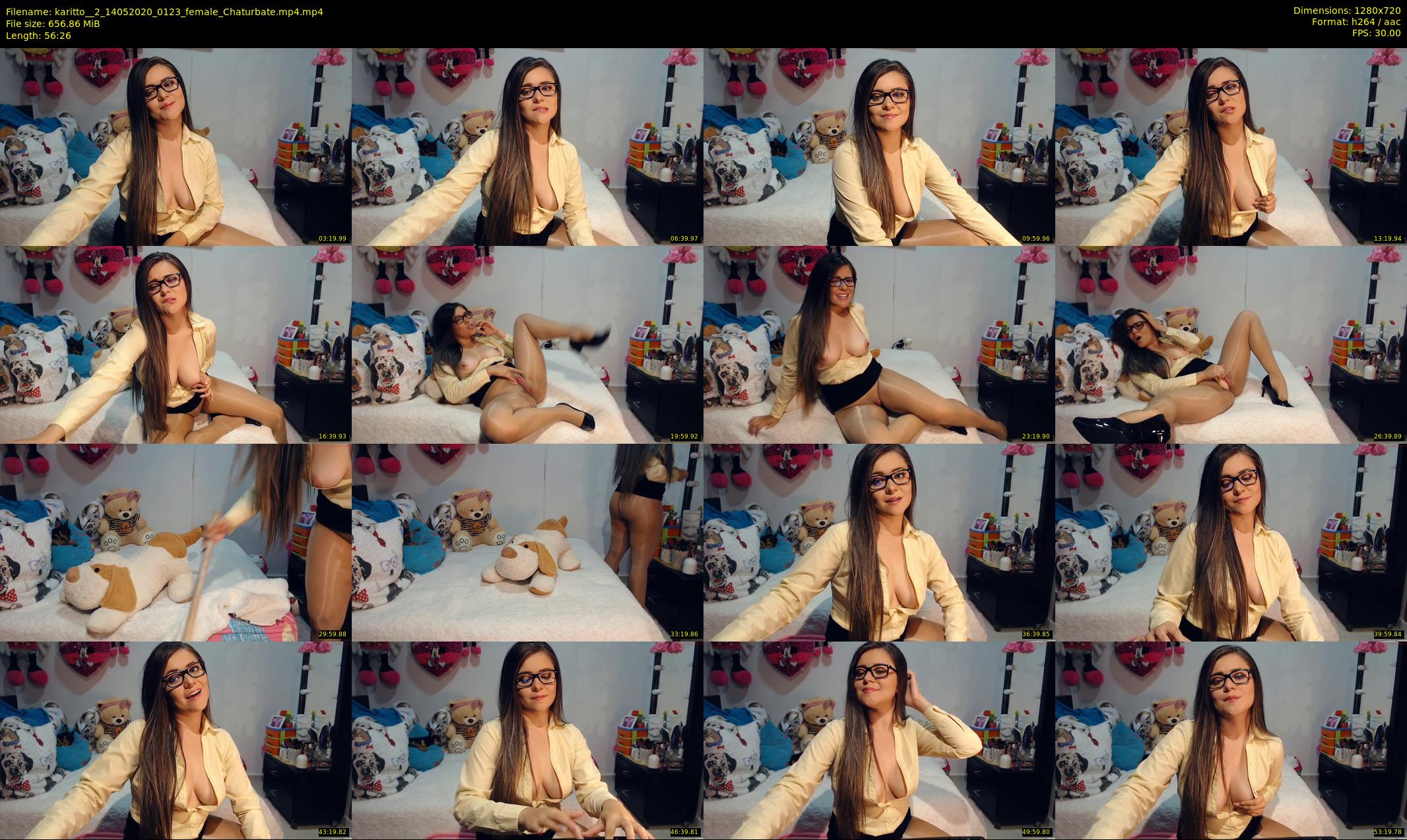 karitto__2 — 57 minute Chaturbate female cam show recording, 720p, May 14, 2020