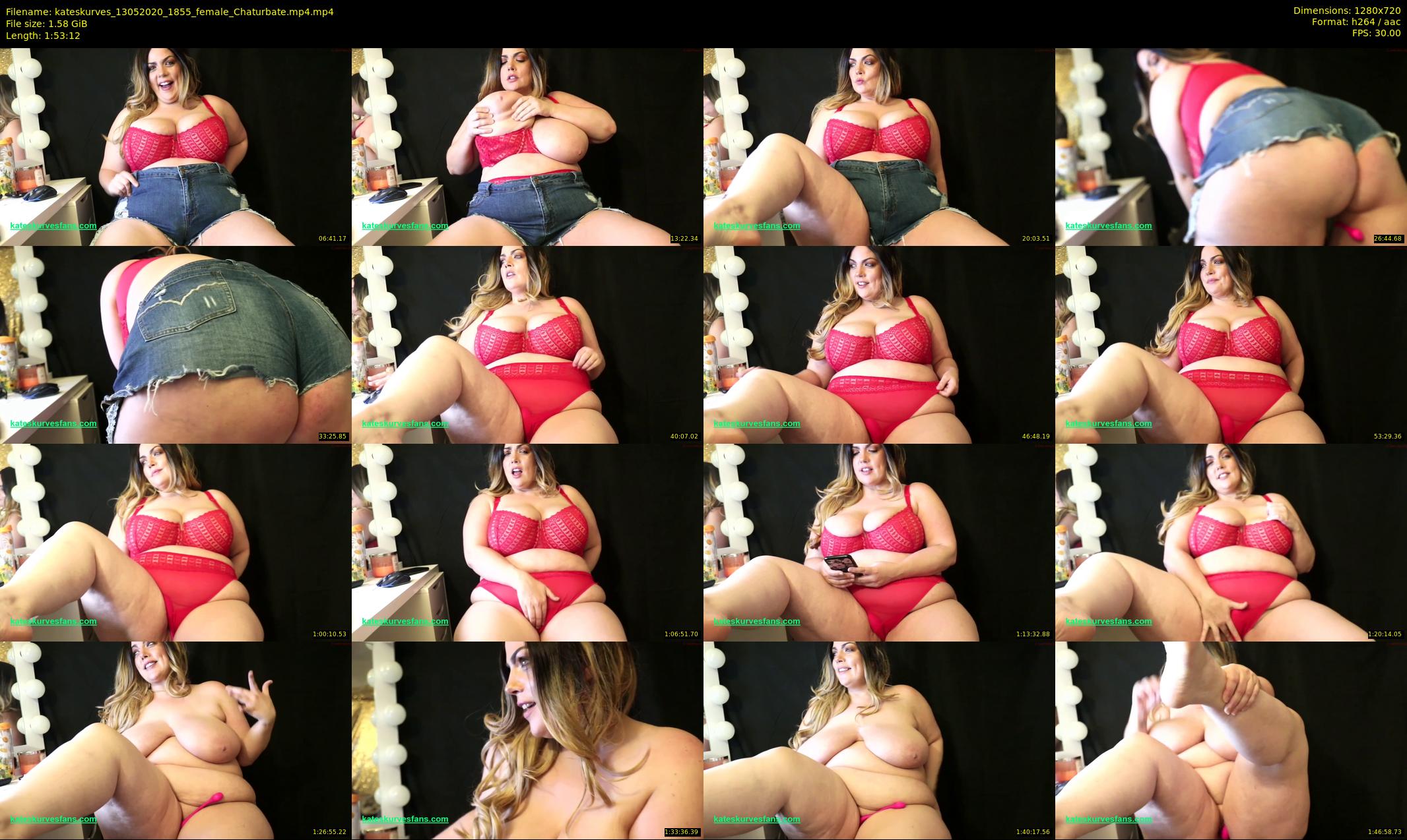 kateskurves — 114 minute Chaturbate female cam show recording, 720p, May 13, 2020