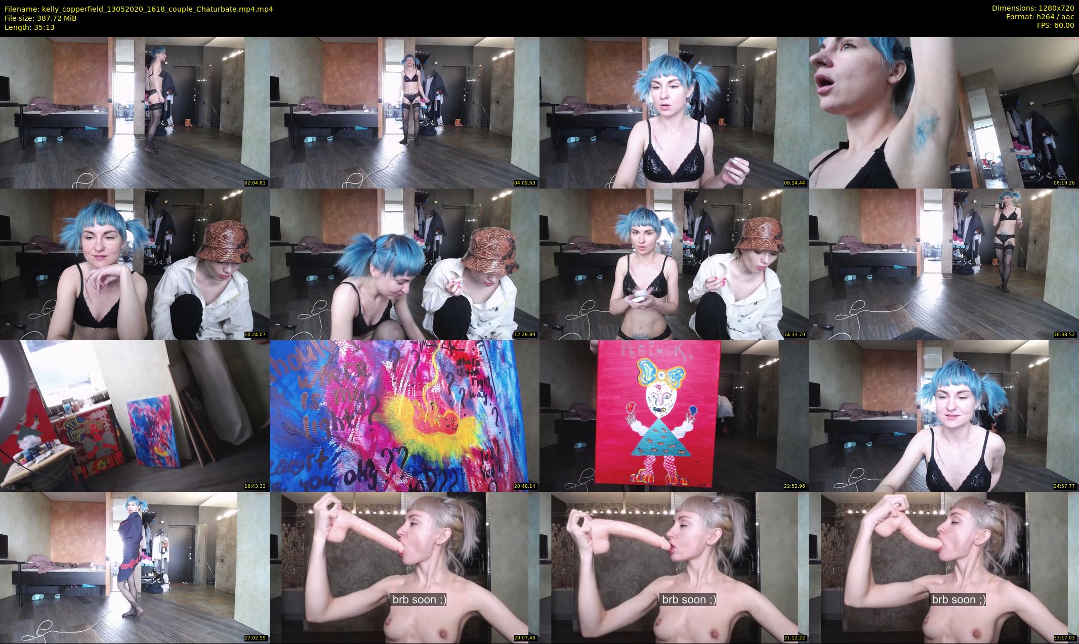 kelly_copperfield — 36 minute Chaturbate female cam show recording, 720p, May 13, 2020