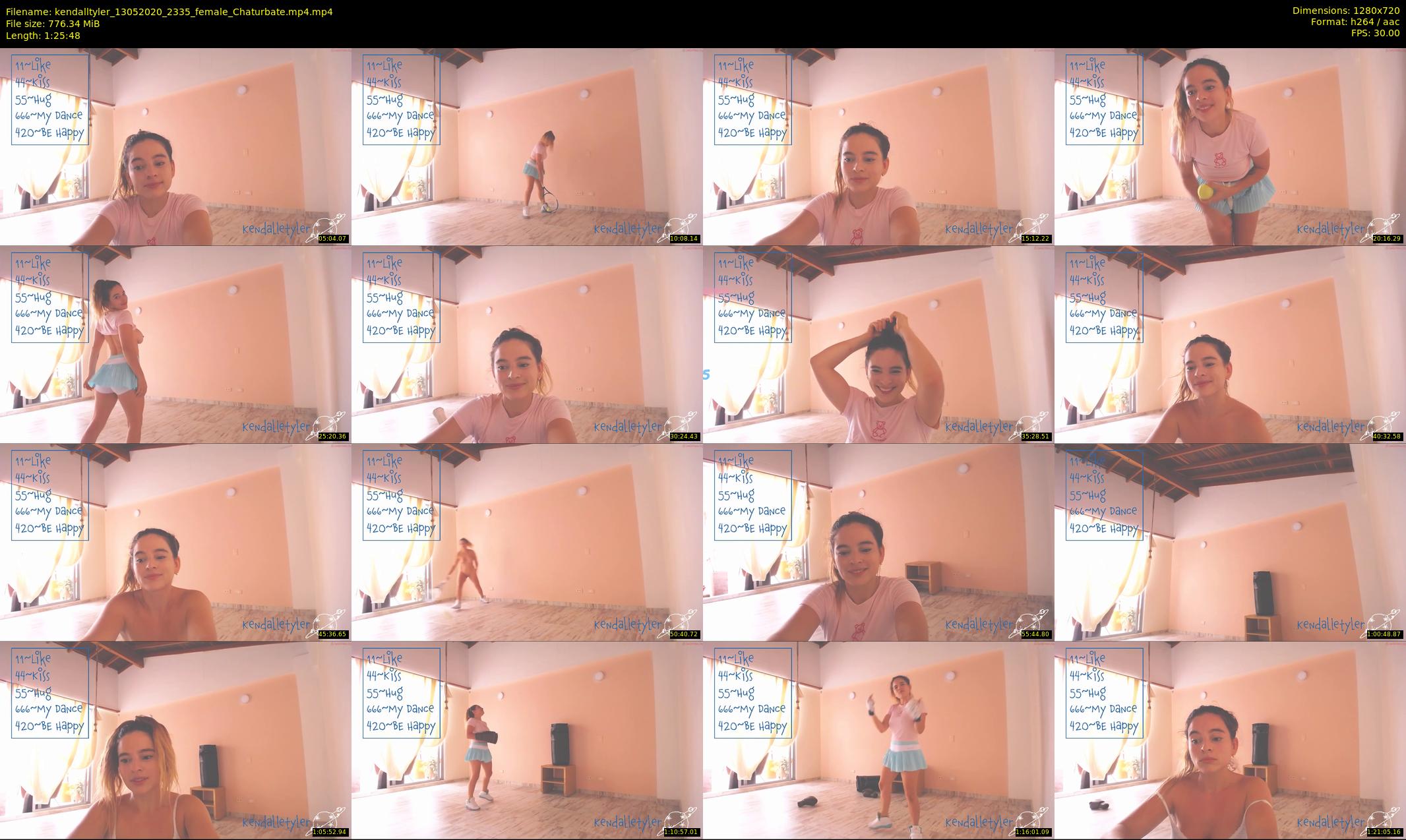 kendalltyler — 86 minute Chaturbate female cam show recording, 720p, May 13, 2020