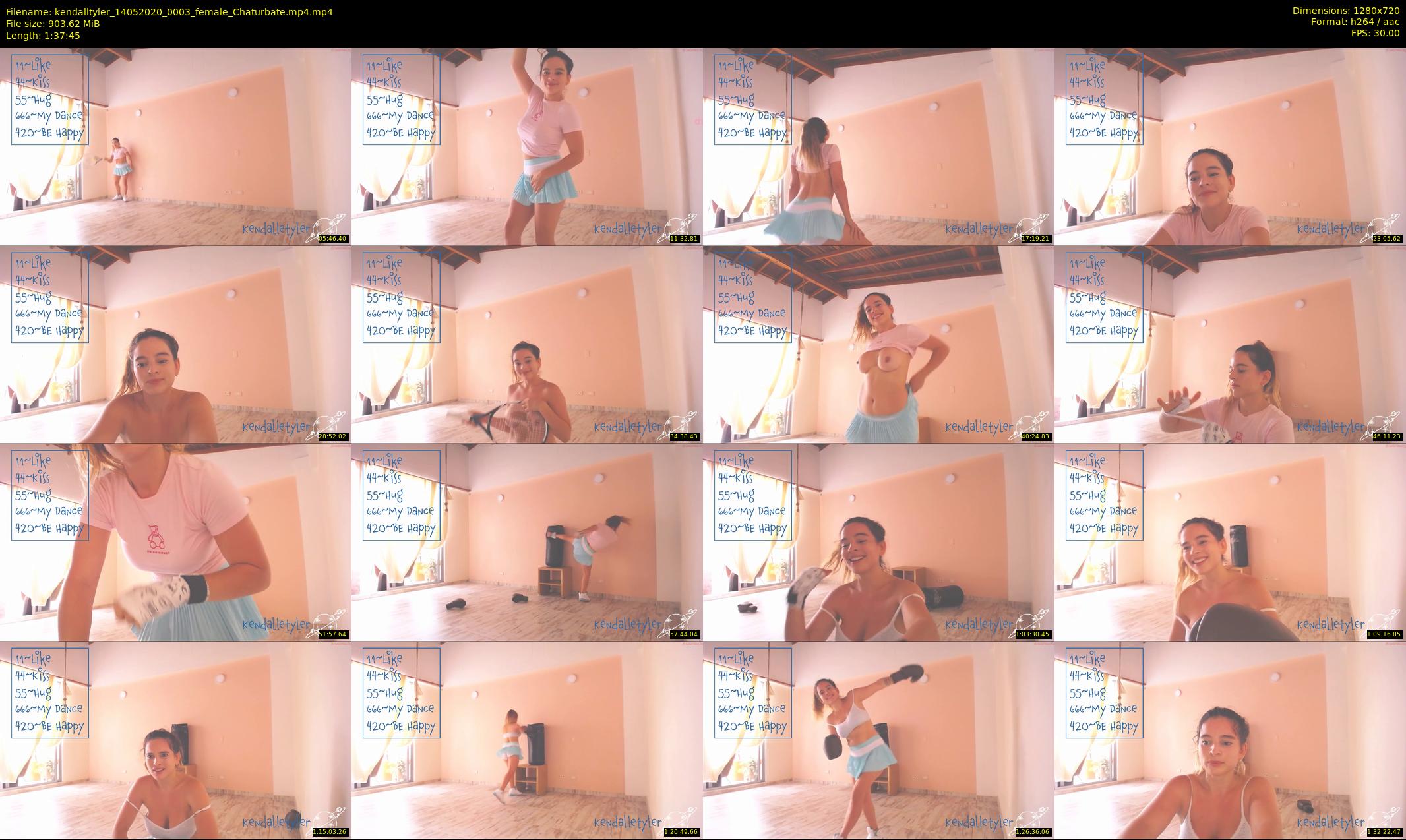 kendalltyler — 98 minute Chaturbate female cam show recording, 720p, May 14, 2020