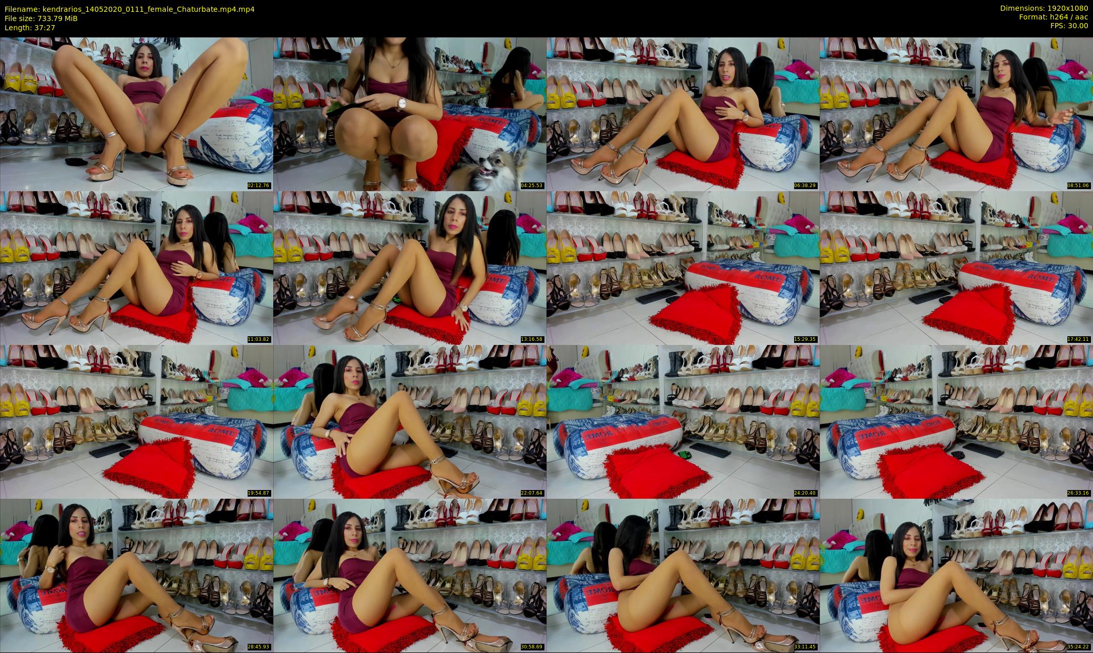 kendrarios — 38 minute Chaturbate female cam show recording, 1080p, May 14, 2020