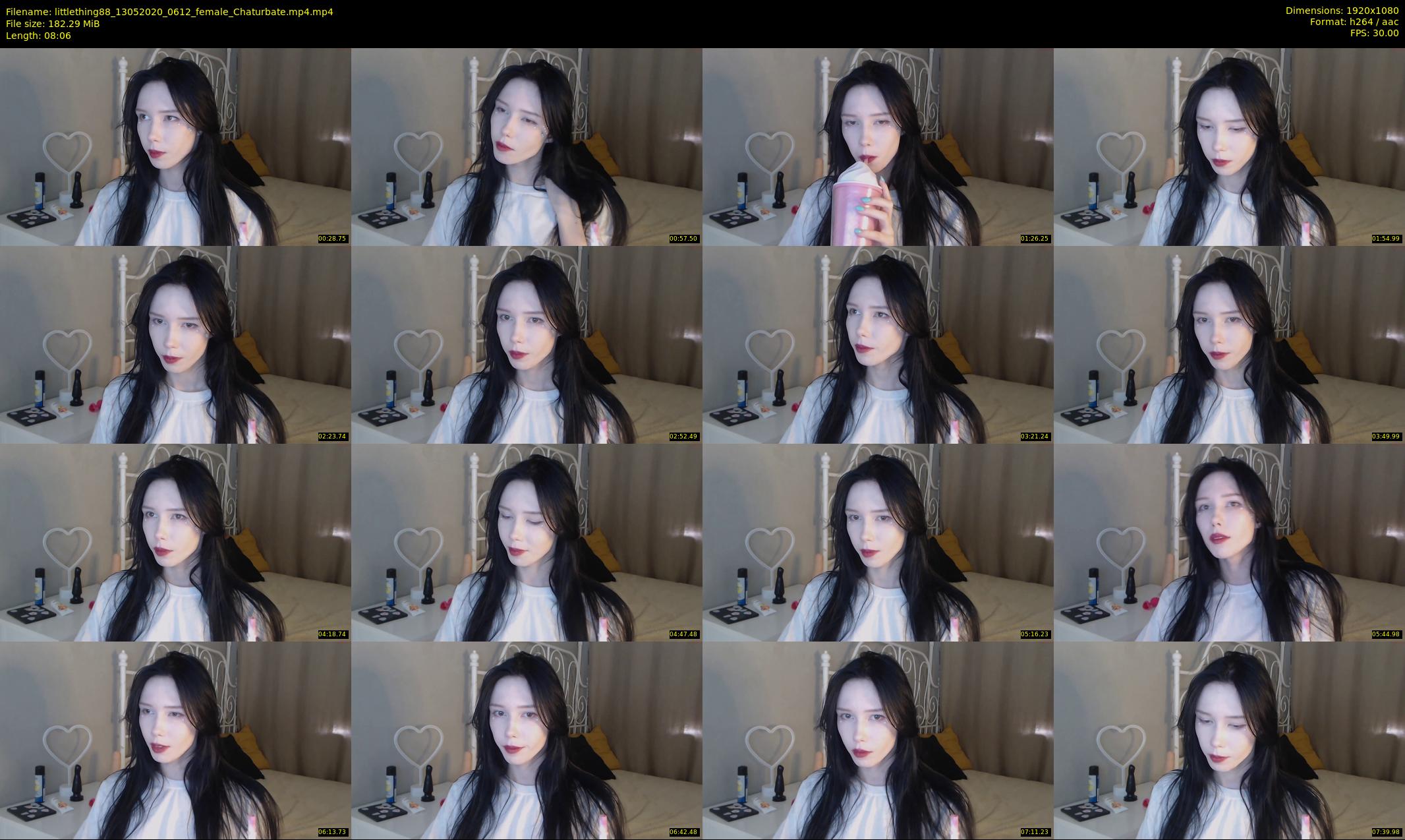 littlething88 — 9 minute Chaturbate female cam show recording, 1080p, May 13, 2020
