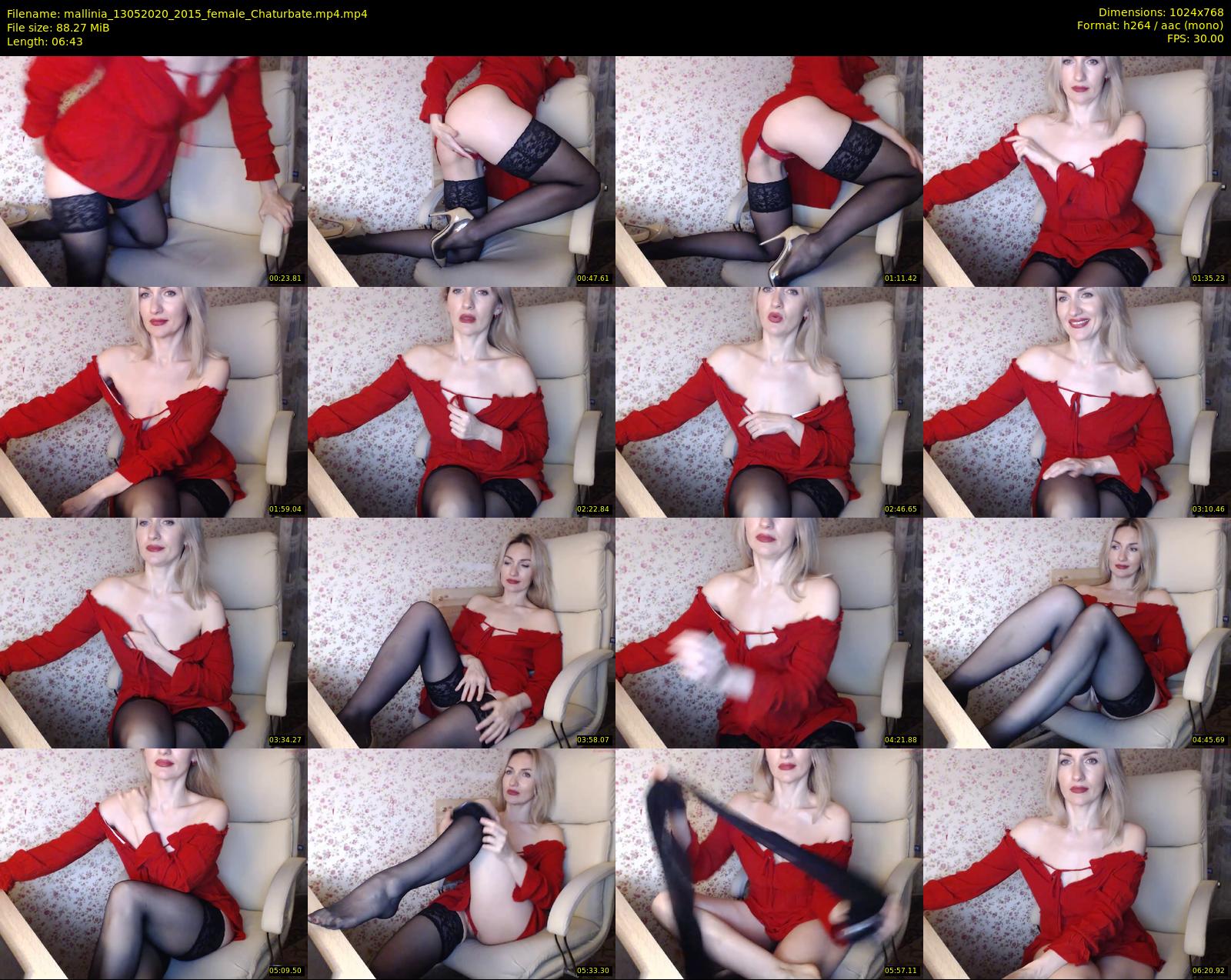 mallinia — 7 minute Chaturbate female cam show recording, 720p, May 13, 2020
