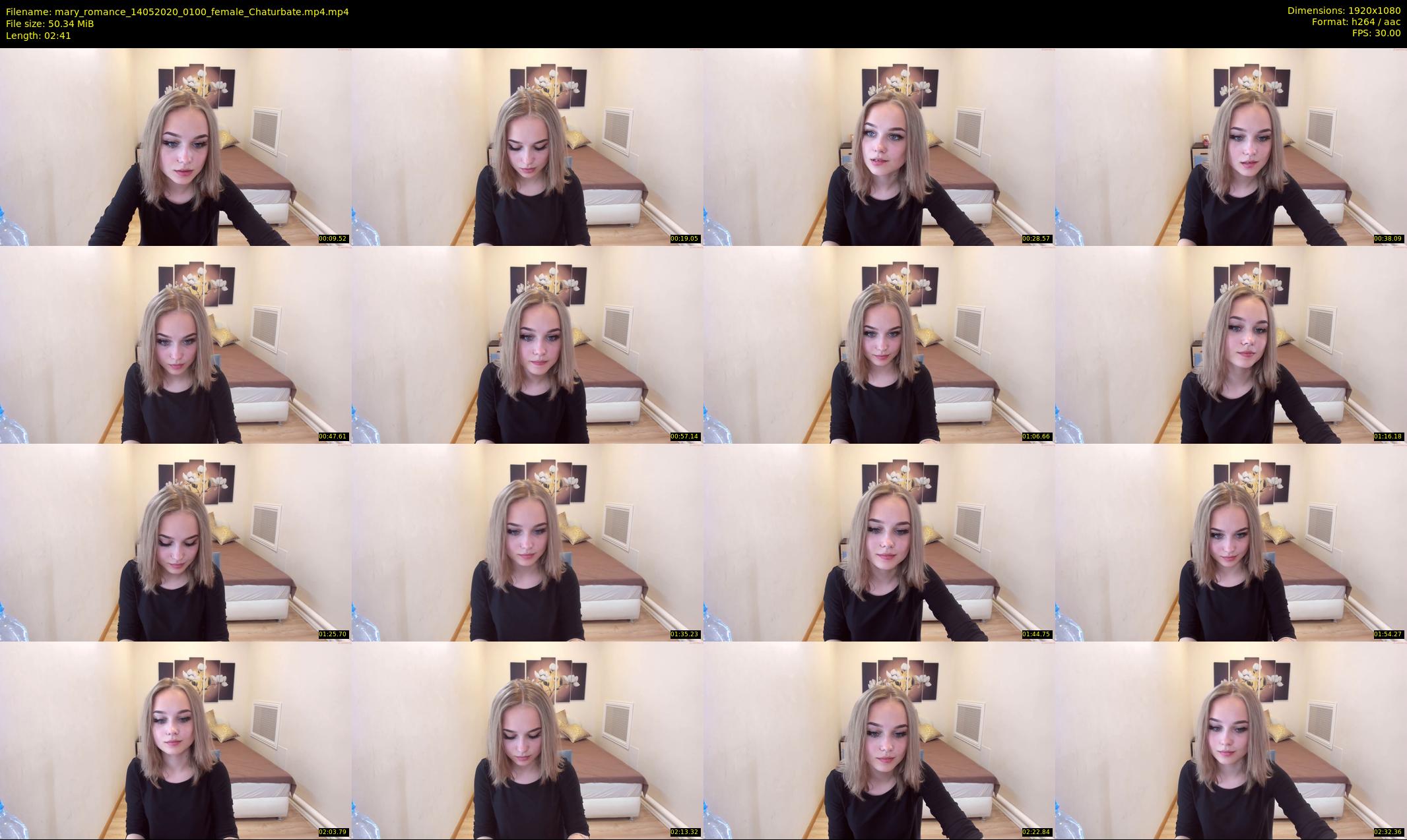 mary_romance — 3 minute Chaturbate female cam show recording, 1080p, May 14, 2020