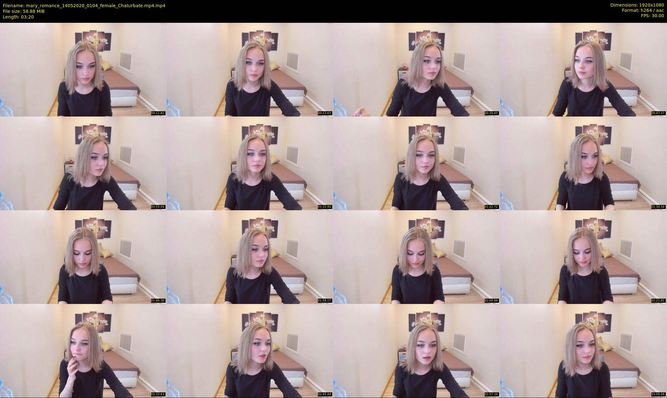 mary_romance — 4 minute Chaturbate female cam show recording, 1080p, May 14, 2020