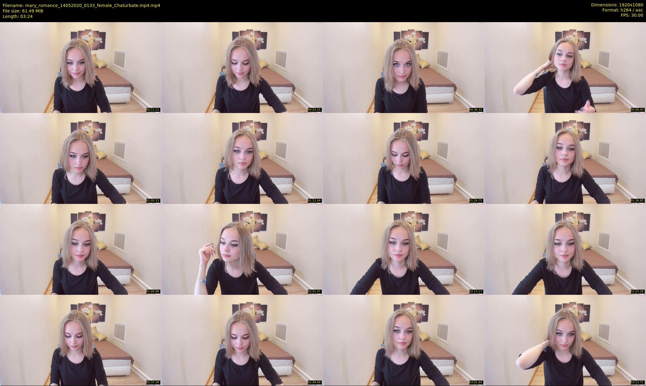 mary_romance — 4 minute Chaturbate female cam show recording, 1080p, May 14, 2020