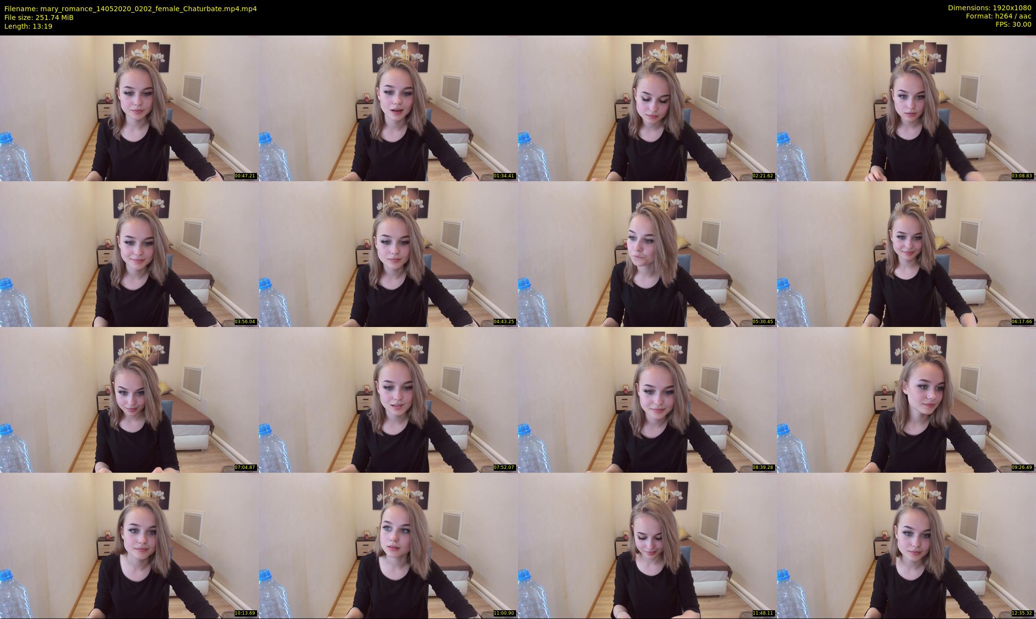 mary_romance — 14 minute Chaturbate female cam show recording, 1080p, May 14, 2020