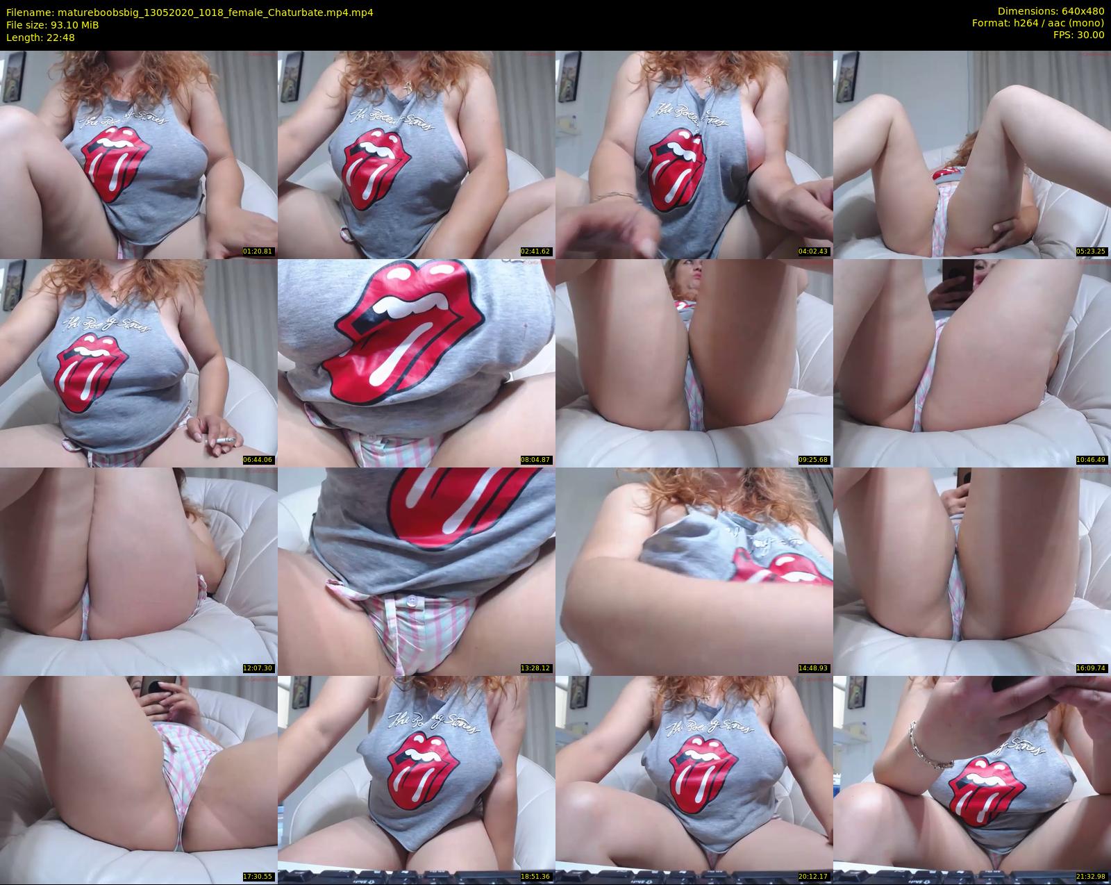 matureboobsbig — 23 minute Chaturbate female cam show recording, 480p, May 13, 2020