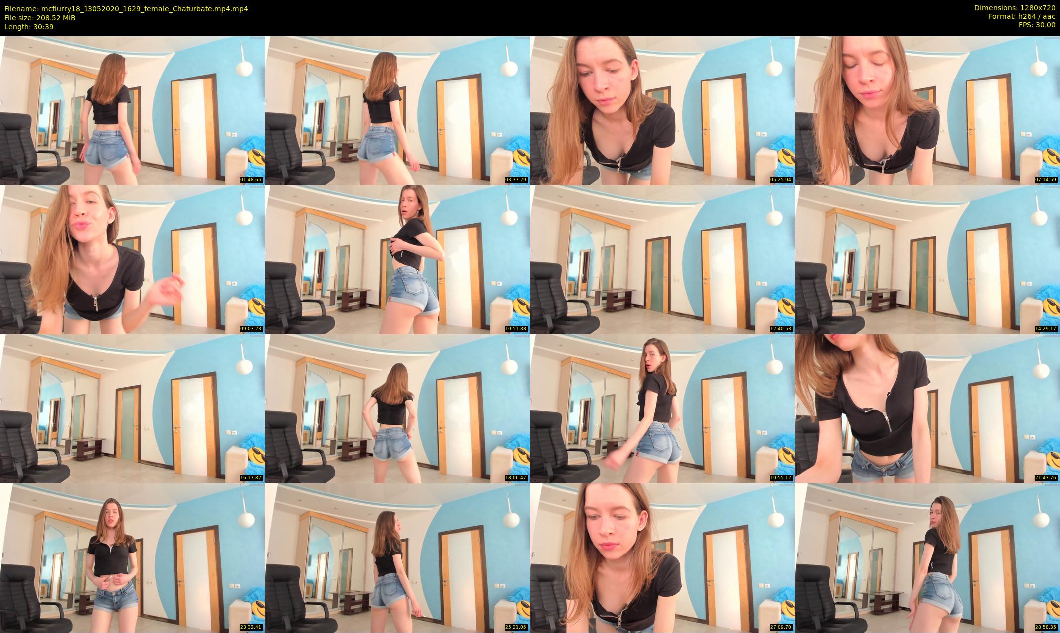 mcflurry18 — 31 minute Chaturbate female cam show recording, 720p, May 13, 2020