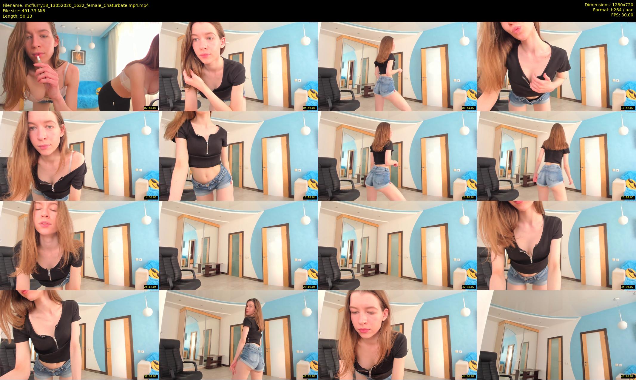 mcflurry18 — 51 minute Chaturbate female cam show recording, 720p, May 13, 2020