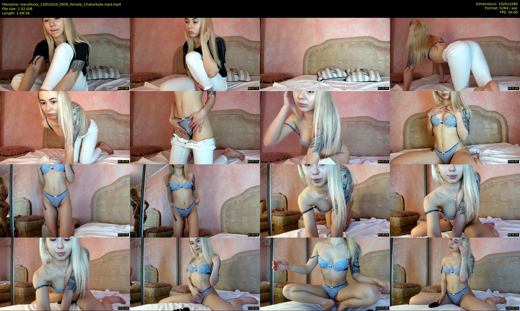 meryfoxxx — 70 minute Chaturbate female cam show recording, 1080p, May 13, 2020