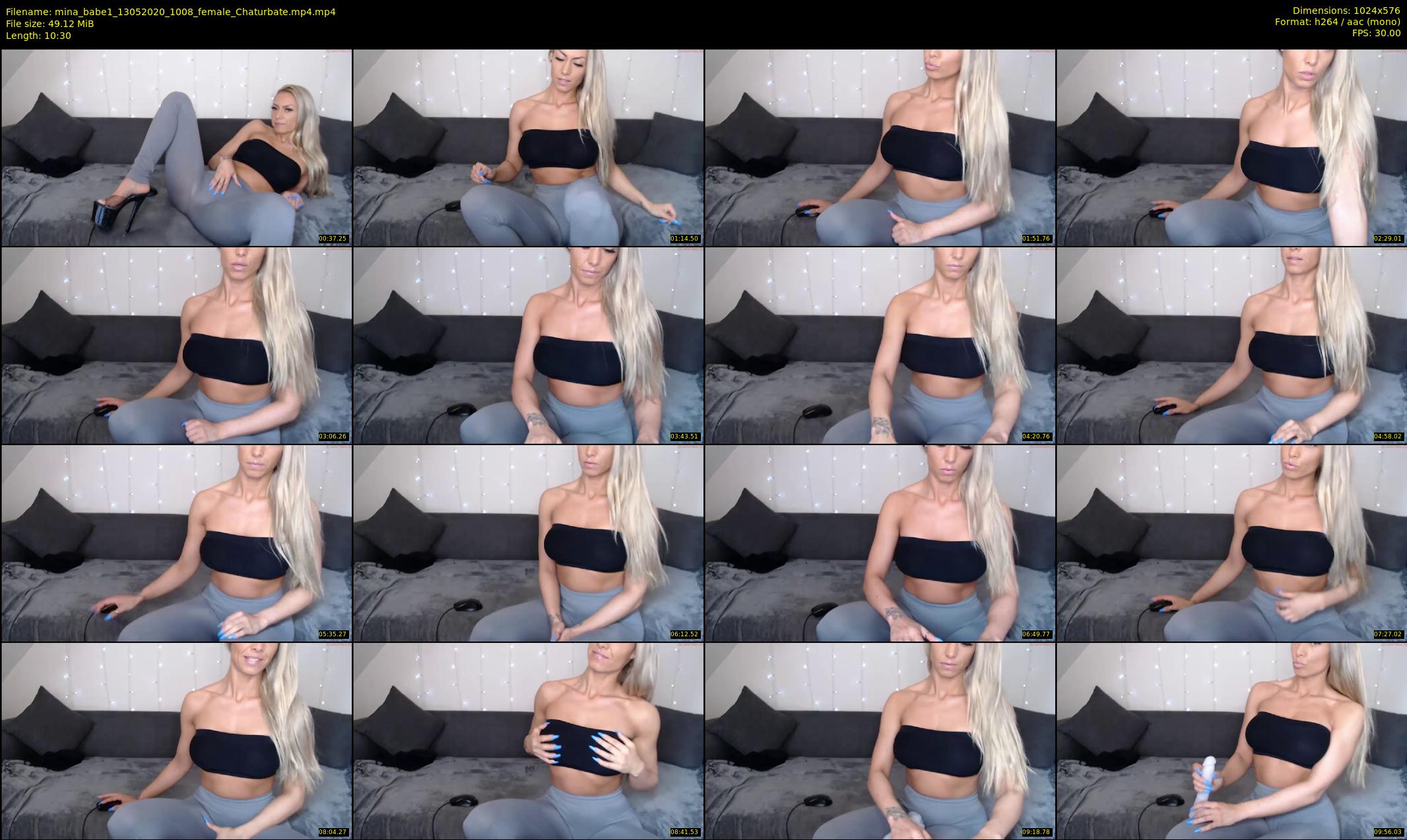 mina_babe1 — 11 minute Chaturbate female cam show recording, 480p, May 13, 2020