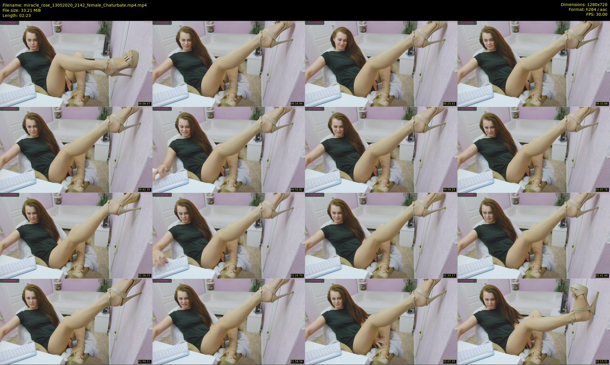 miracle_rose — 3 minute Chaturbate female cam show recording, 720p, May 13, 2020