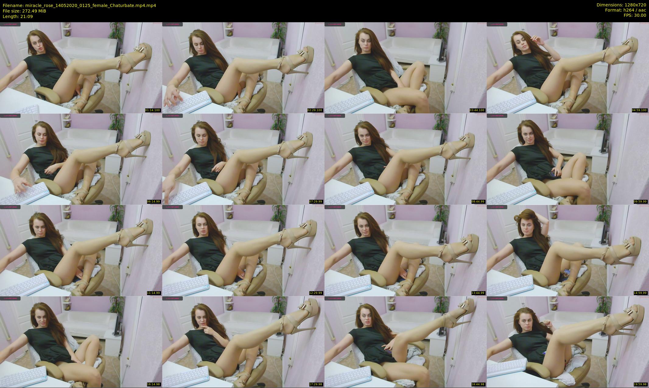 miracle_rose — 22 minute Chaturbate female cam show recording, 720p, May 14, 2020