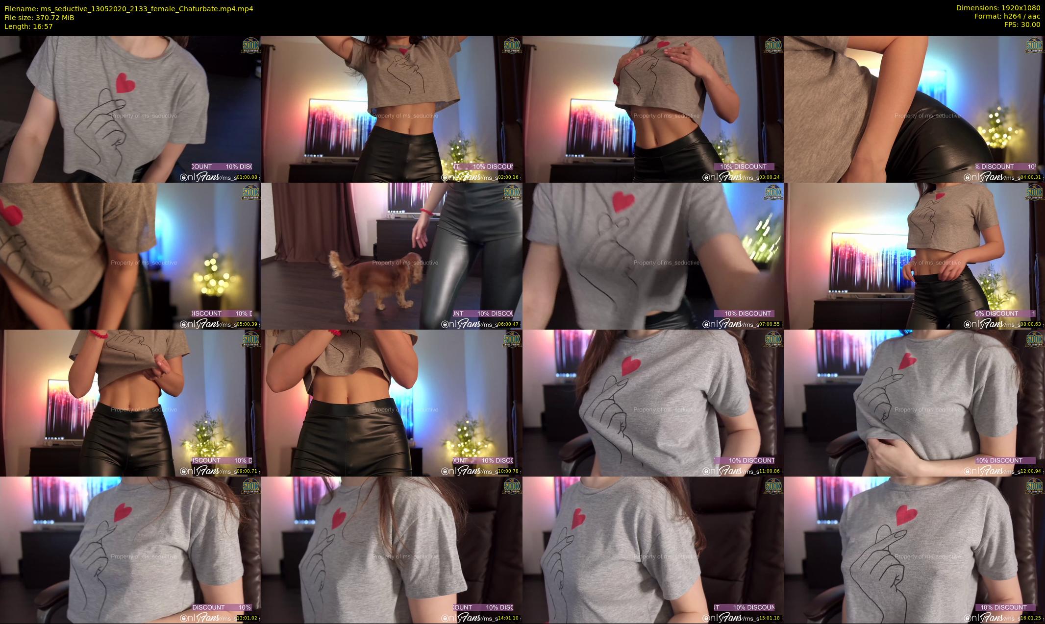 ms_seductive — 17 minute Chaturbate female cam show recording, 1080p, May 13, 2020