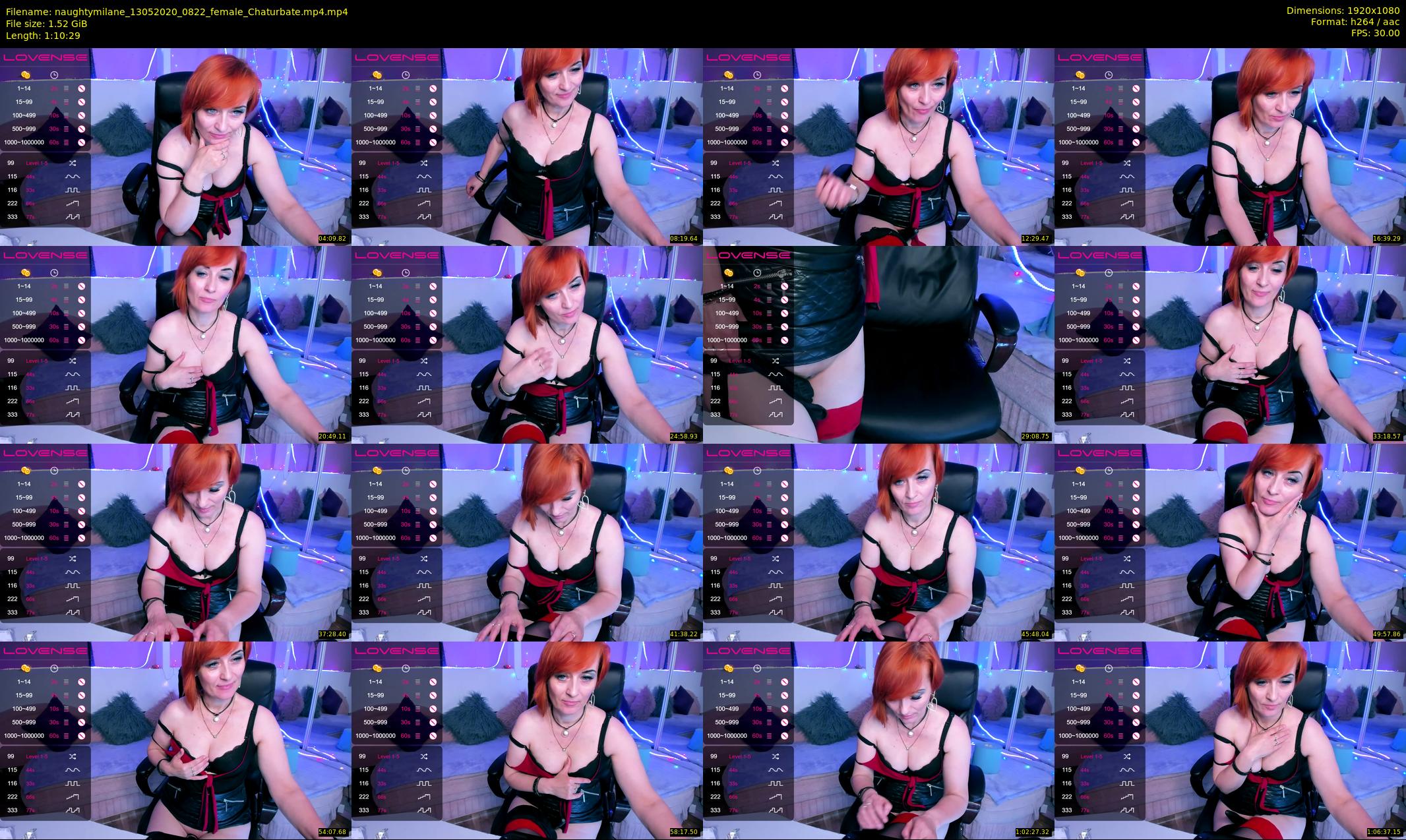 naughtymilane — 71 minute Chaturbate female cam show recording, 1080p, May 13, 2020