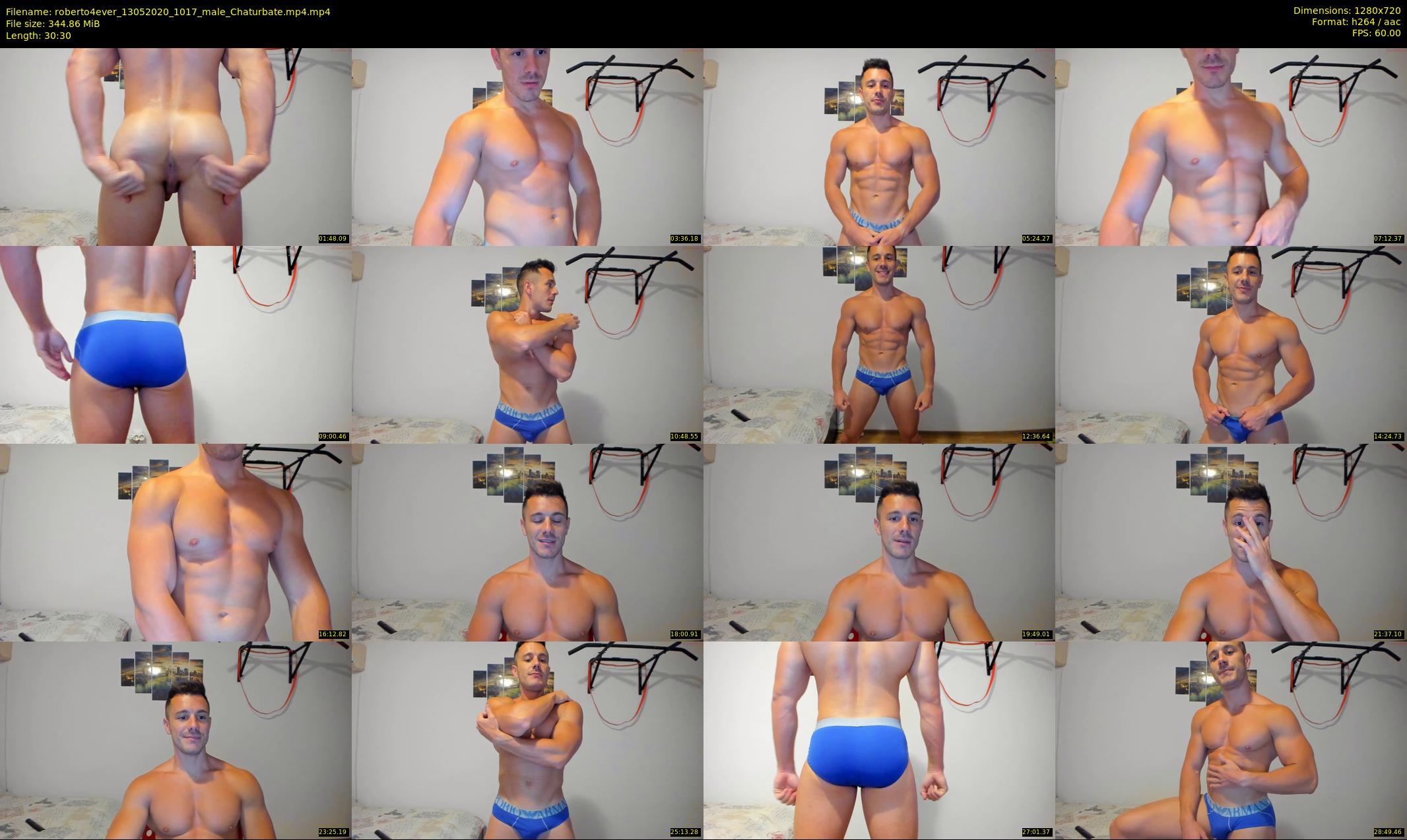 roberto4ever — 31 minute Chaturbate male cam show recording, 720p, May 13, 2020