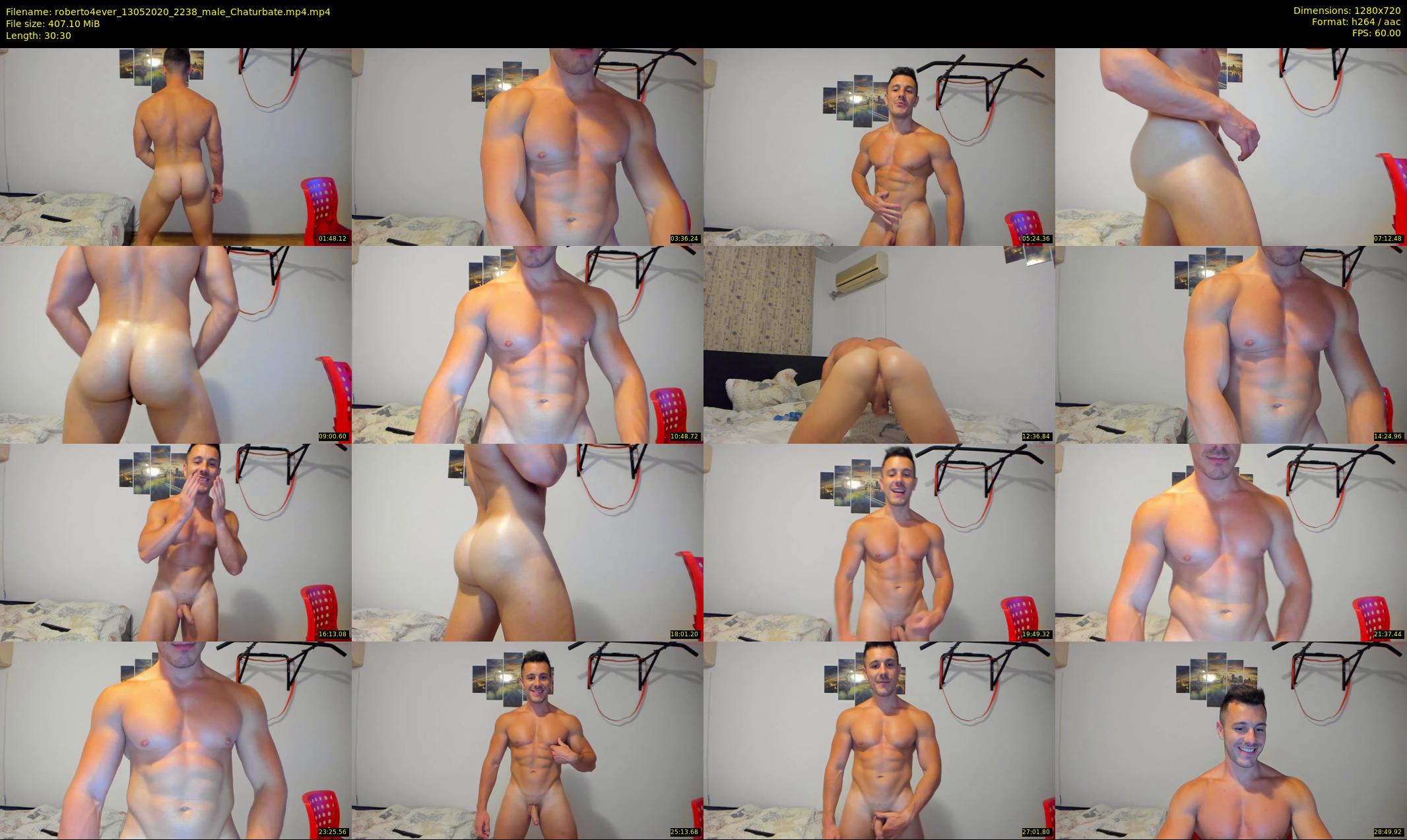 roberto4ever — 31 minute Chaturbate male cam show recording, 720p, May 13, 2020